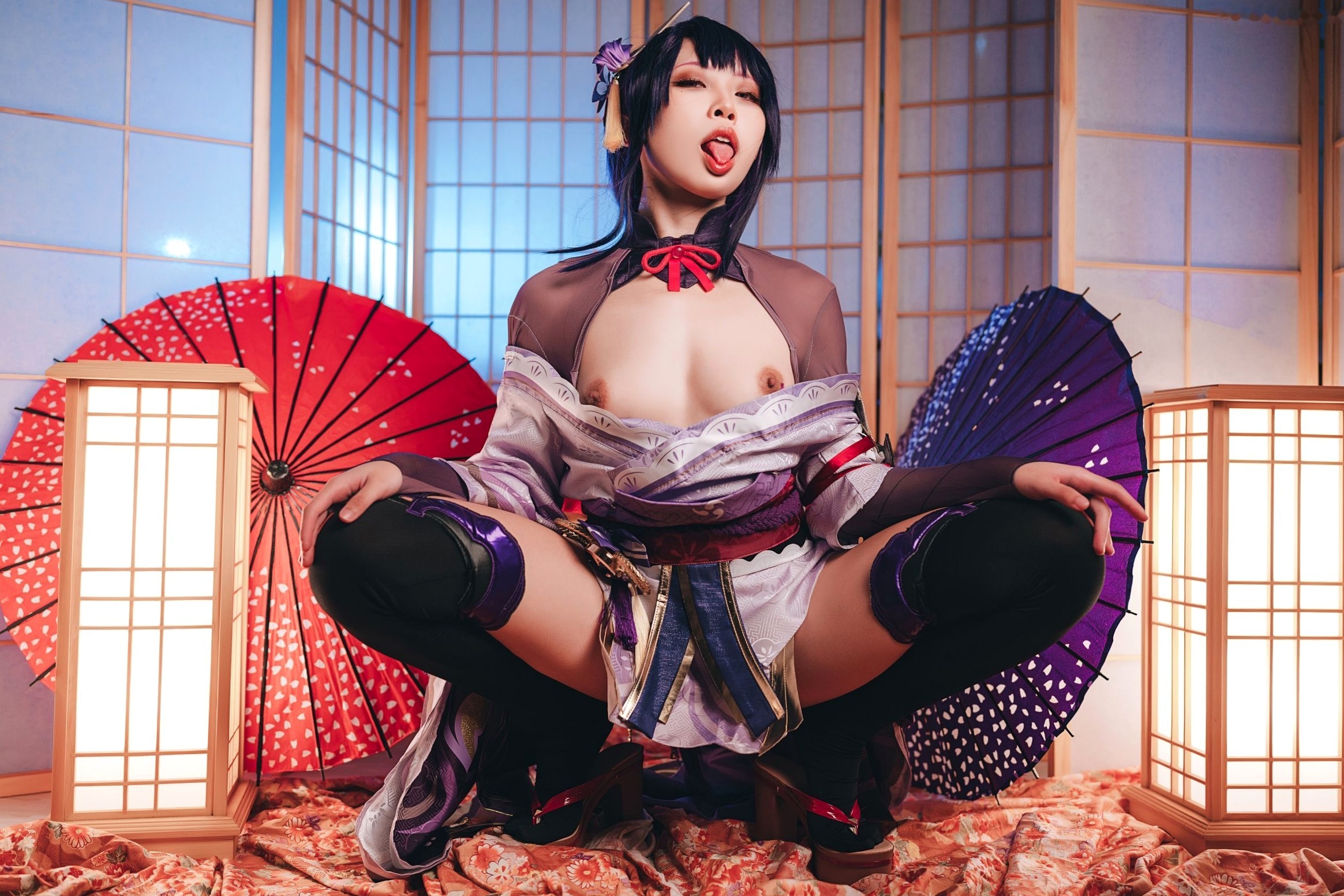 Gallery - Tokar浵卡-雷电将军精美Cosplay，极致还原大尺度私房视觉盛宴角色扮演诱惑大尺度冷艳 女神私房照_秀色女神 - image 31