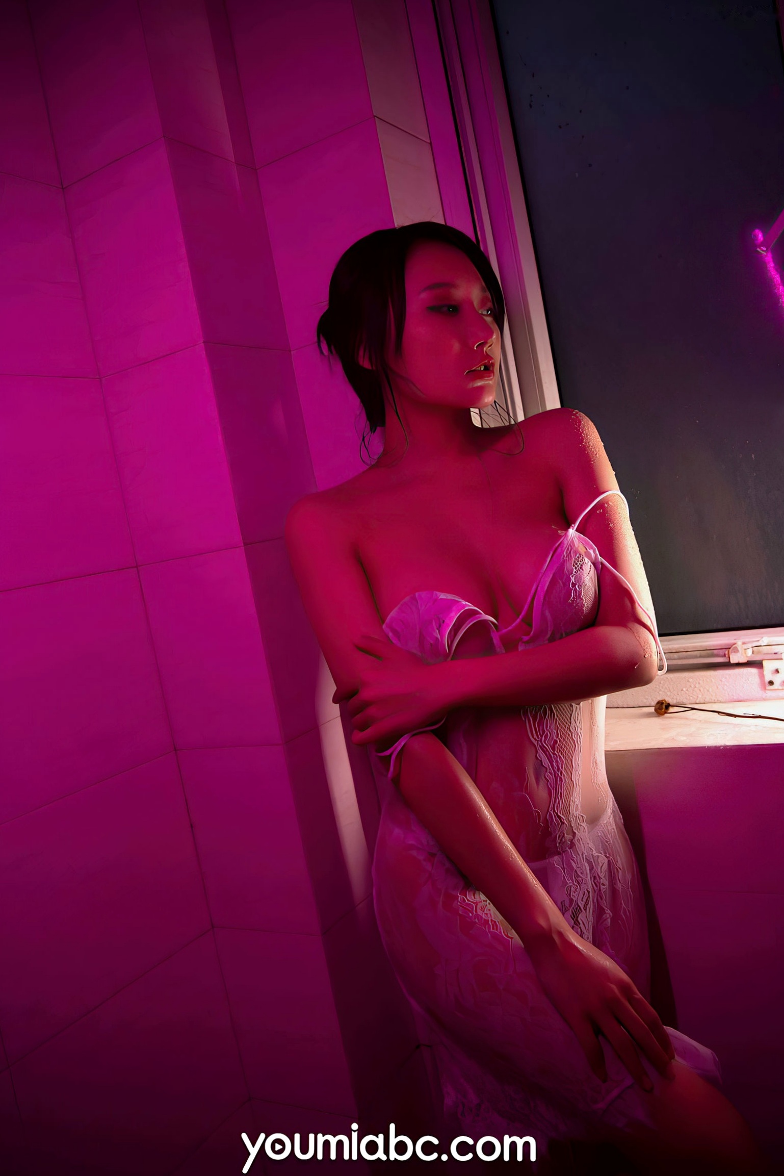 Gallery - YouMi尤蜜-2021.08.26-何嘉颖-《清纯偶像的夜间生活》浴室湿身性感诱惑私房美图尤蜜荟 - Chiness Model 性感诱惑浴室湿身私房照 女神私房照_秀色女神 - image 4