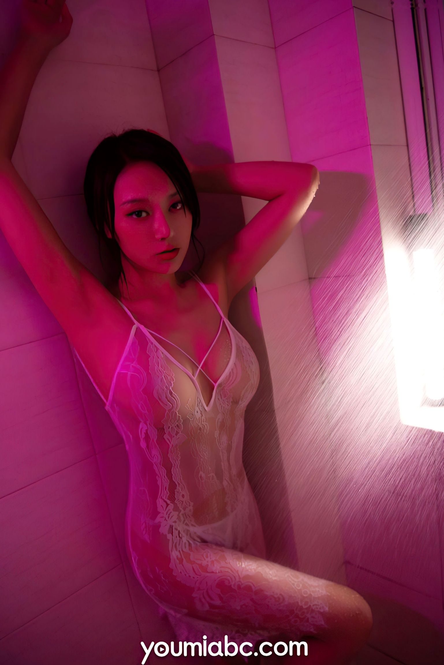 Gallery - YouMi尤蜜-2021.08.26-何嘉颖-《清纯偶像的夜间生活》浴室湿身性感诱惑私房美图尤蜜荟 - Chiness Model 性感诱惑浴室湿身私房照 女神私房照_秀色女神 - image 21
