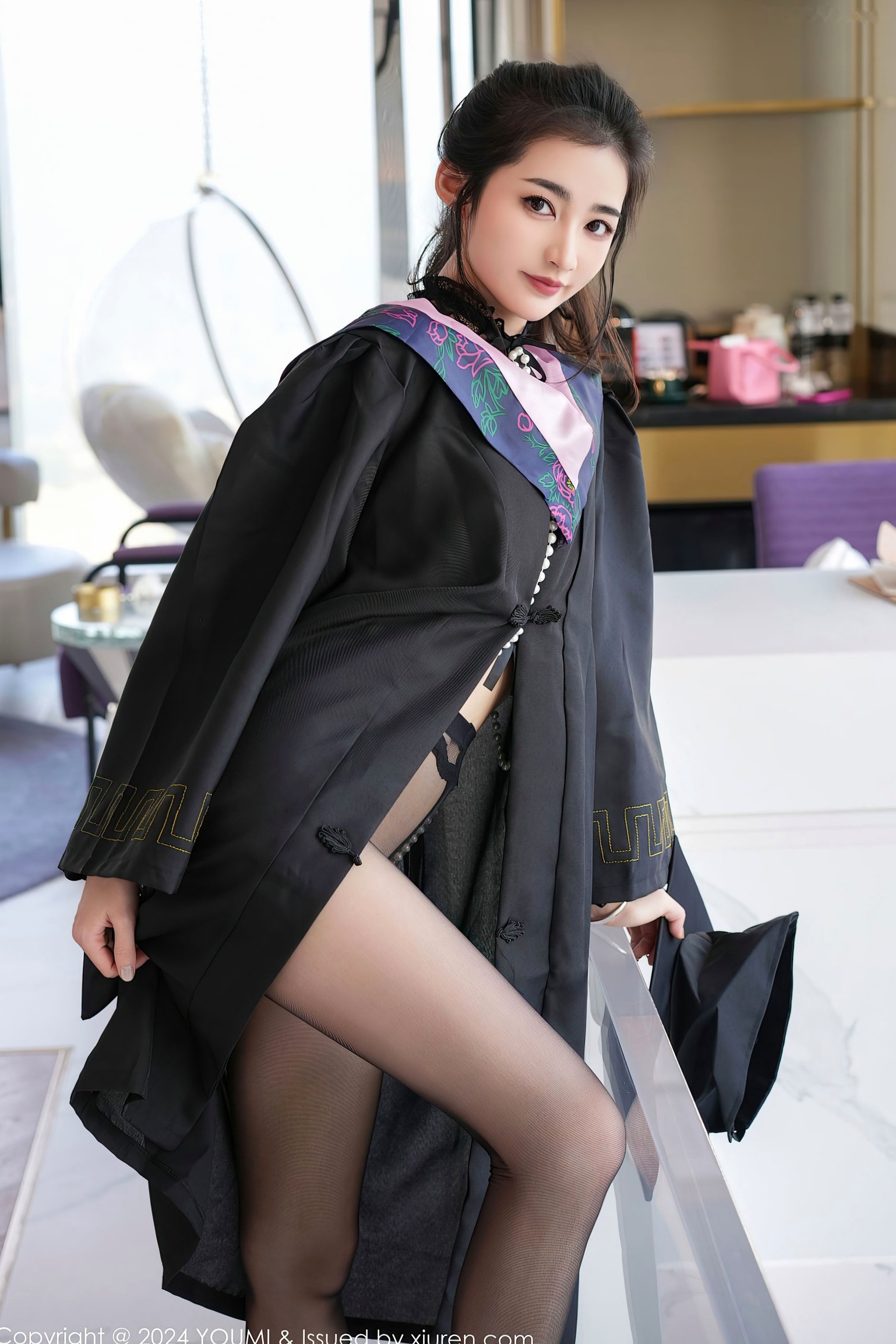 Gallery - YouMi尤蜜荟 - Chiness Model -1064-鱼尾fish-极致黑色性感内衣私房照-大尺度冷艳风格写真性感诱惑尤蜜荟 - Chiness Model 大尺度私房照 女神私房照_秀色女神 - image 1