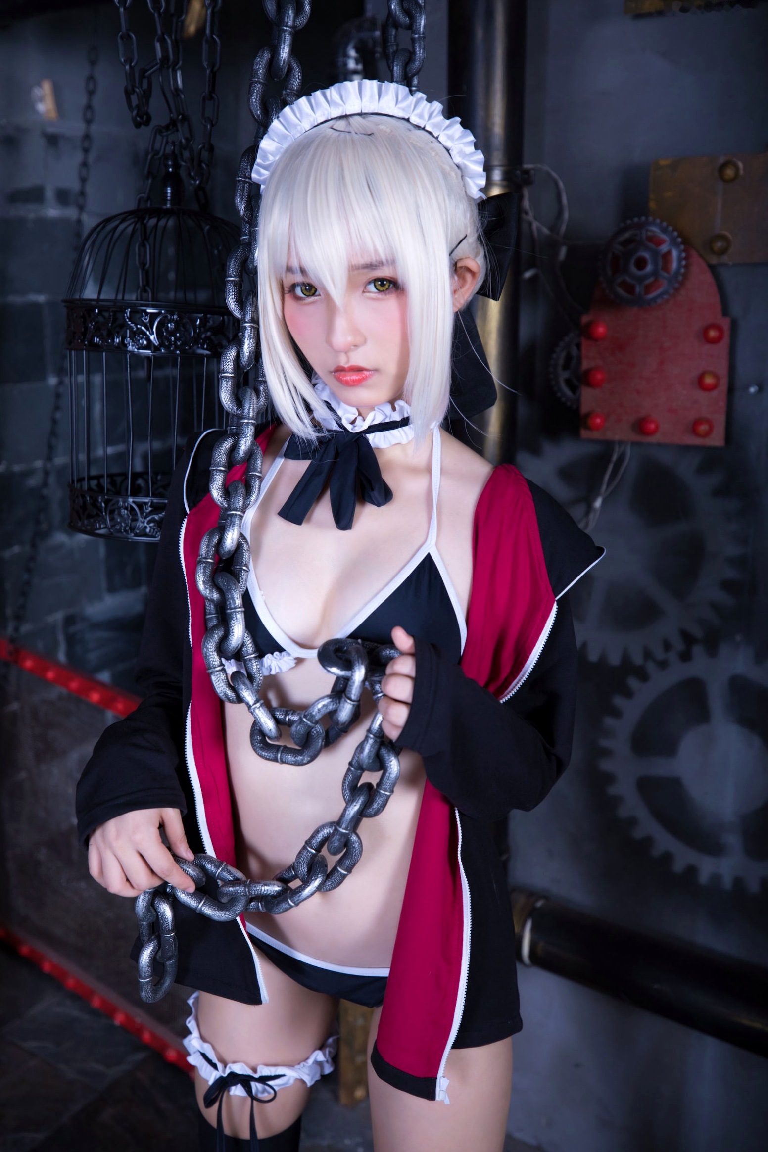 Gallery - 神楽坂真冬-008-绝对服从：高还原度FGO动漫COSPLAY写真，冷艳战斗装与极致身材完美融合，硬核魅惑角色扮演性感诱惑极品 女神私房照_秀色女神 - image 2