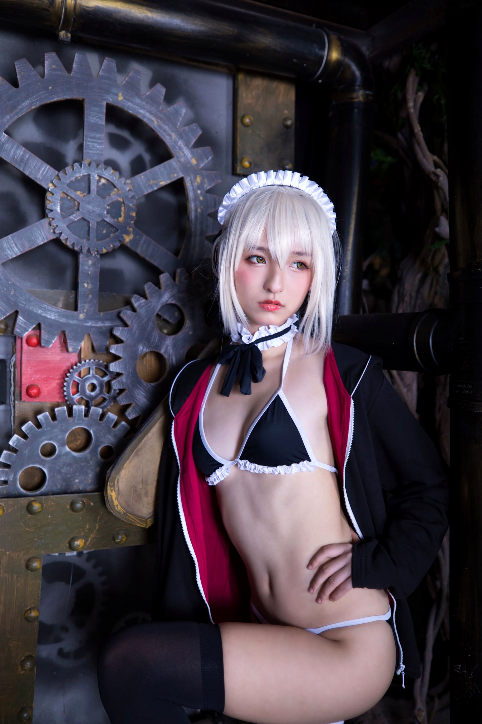 Gallery - 神楽坂真冬-008-绝对服从：高还原度FGO动漫COSPLAY写真，冷艳战斗装与极致身材完美融合，硬核魅惑角色扮演性感诱惑极品 女神私房照_秀色女神 - image 19