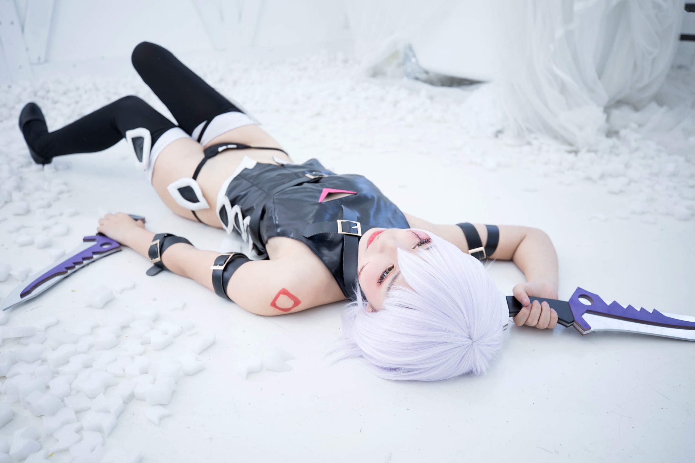 Gallery - 神楽坂真冬-008-绝对服从：高还原度FGO动漫COSPLAY写真，冷艳战斗装与极致身材完美融合，硬核魅惑角色扮演性感诱惑极品 女神私房照_秀色女神 - image 26