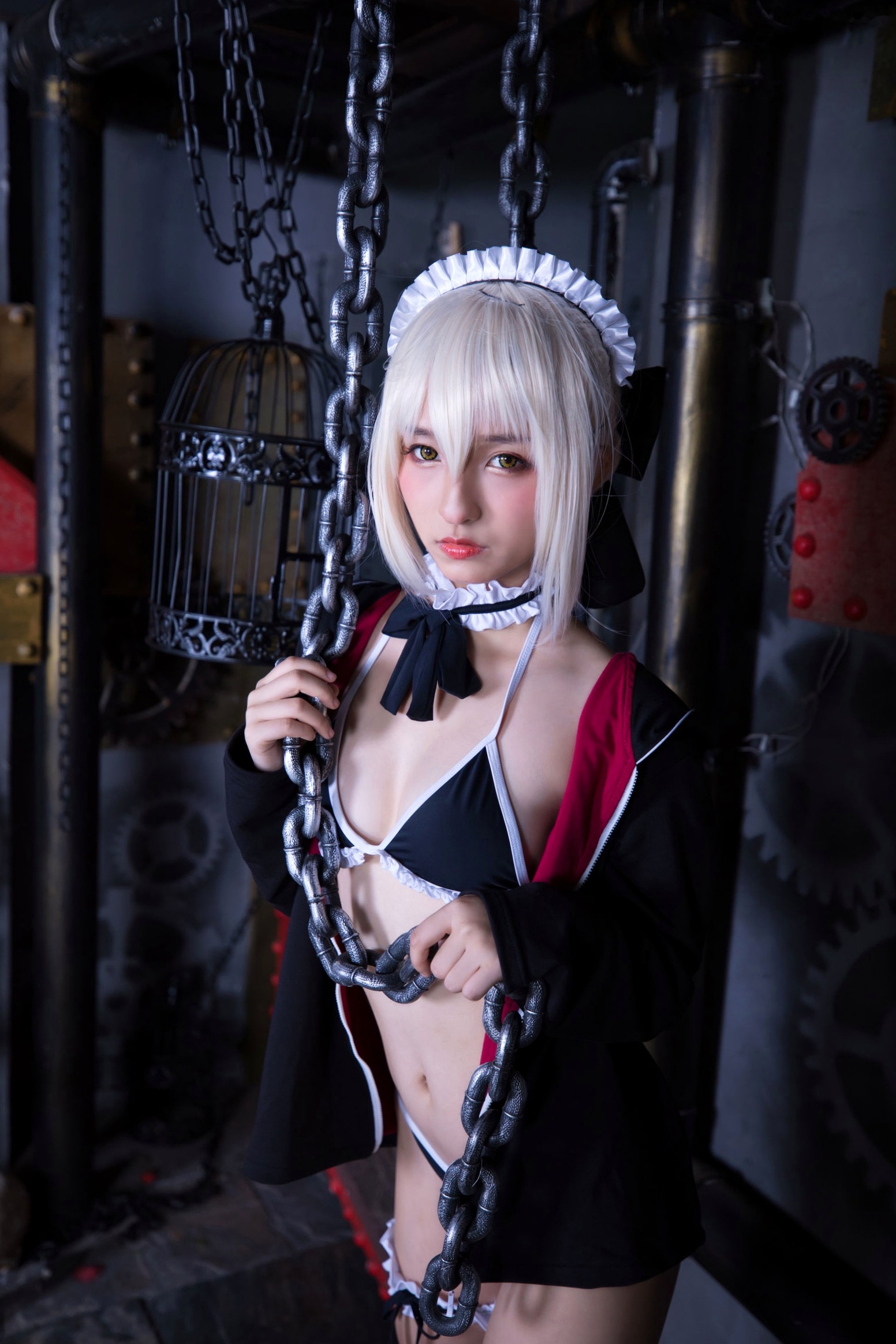 Gallery - 神楽坂真冬-008-绝对服从：高还原度FGO动漫COSPLAY写真，冷艳战斗装与极致身材完美融合，硬核魅惑角色扮演性感诱惑极品 女神私房照_秀色女神 - image 30