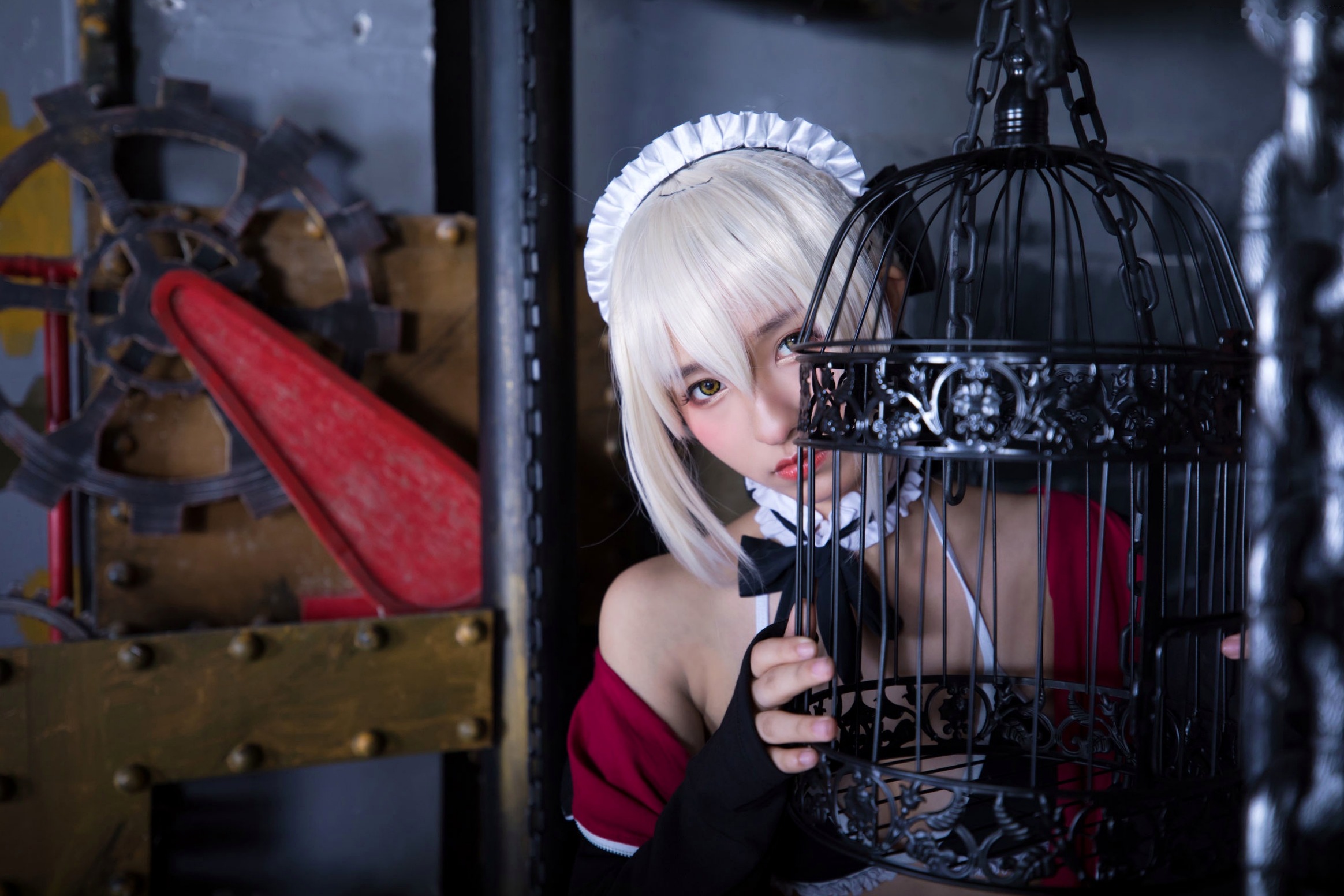 Gallery - 神楽坂真冬-008-绝对服从：高还原度FGO动漫COSPLAY写真，冷艳战斗装与极致身材完美融合，硬核魅惑角色扮演性感诱惑极品 女神私房照_秀色女神 - image 52