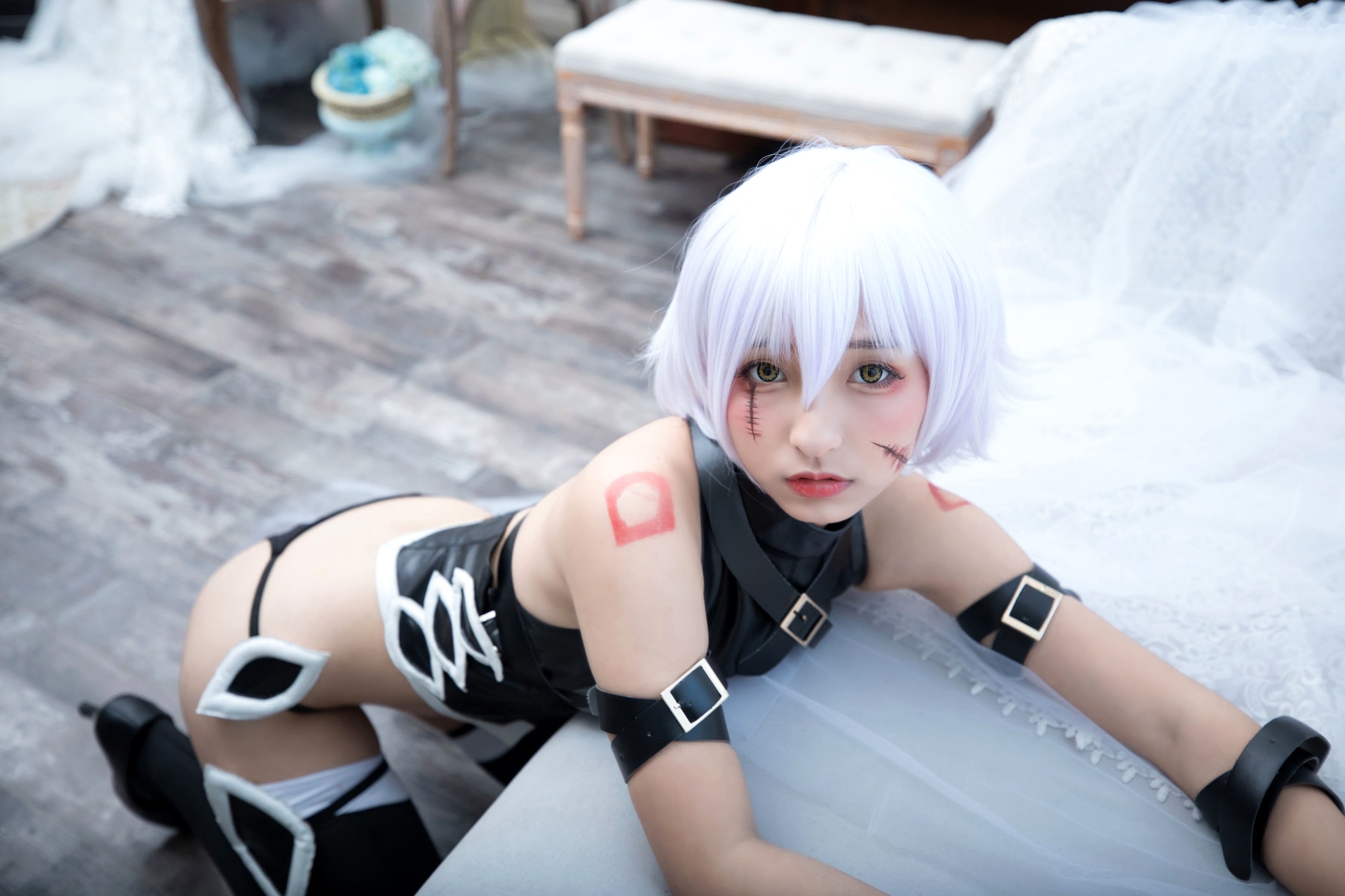 Gallery - 神楽坂真冬-008-绝对服从：高还原度FGO动漫COSPLAY写真，冷艳战斗装与极致身材完美融合，硬核魅惑角色扮演性感诱惑极品 女神私房照_秀色女神 - image 54