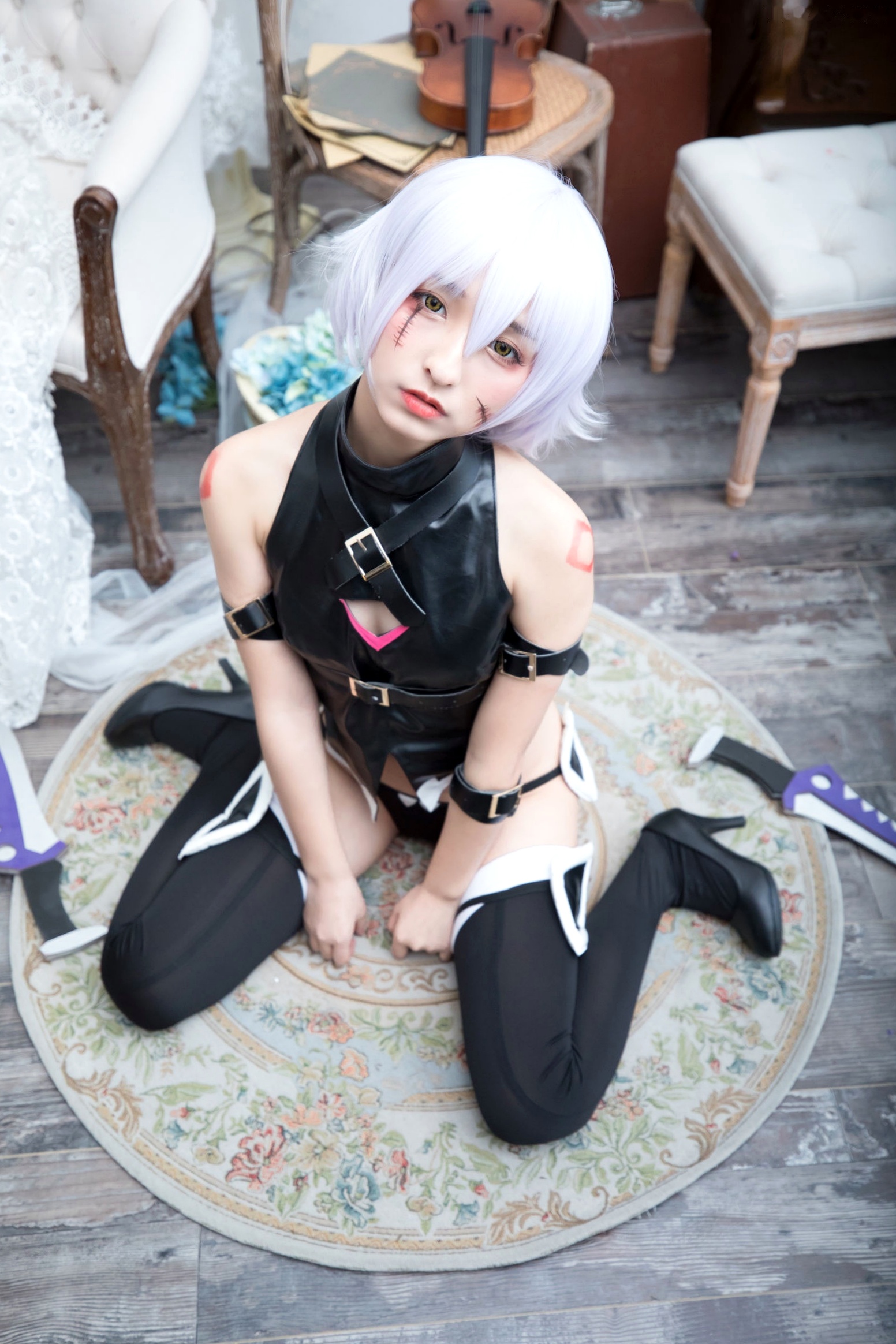 Gallery - 神楽坂真冬-008-绝对服从：高还原度FGO动漫COSPLAY写真，冷艳战斗装与极致身材完美融合，硬核魅惑角色扮演性感诱惑极品 女神私房照_秀色女神 - image 61