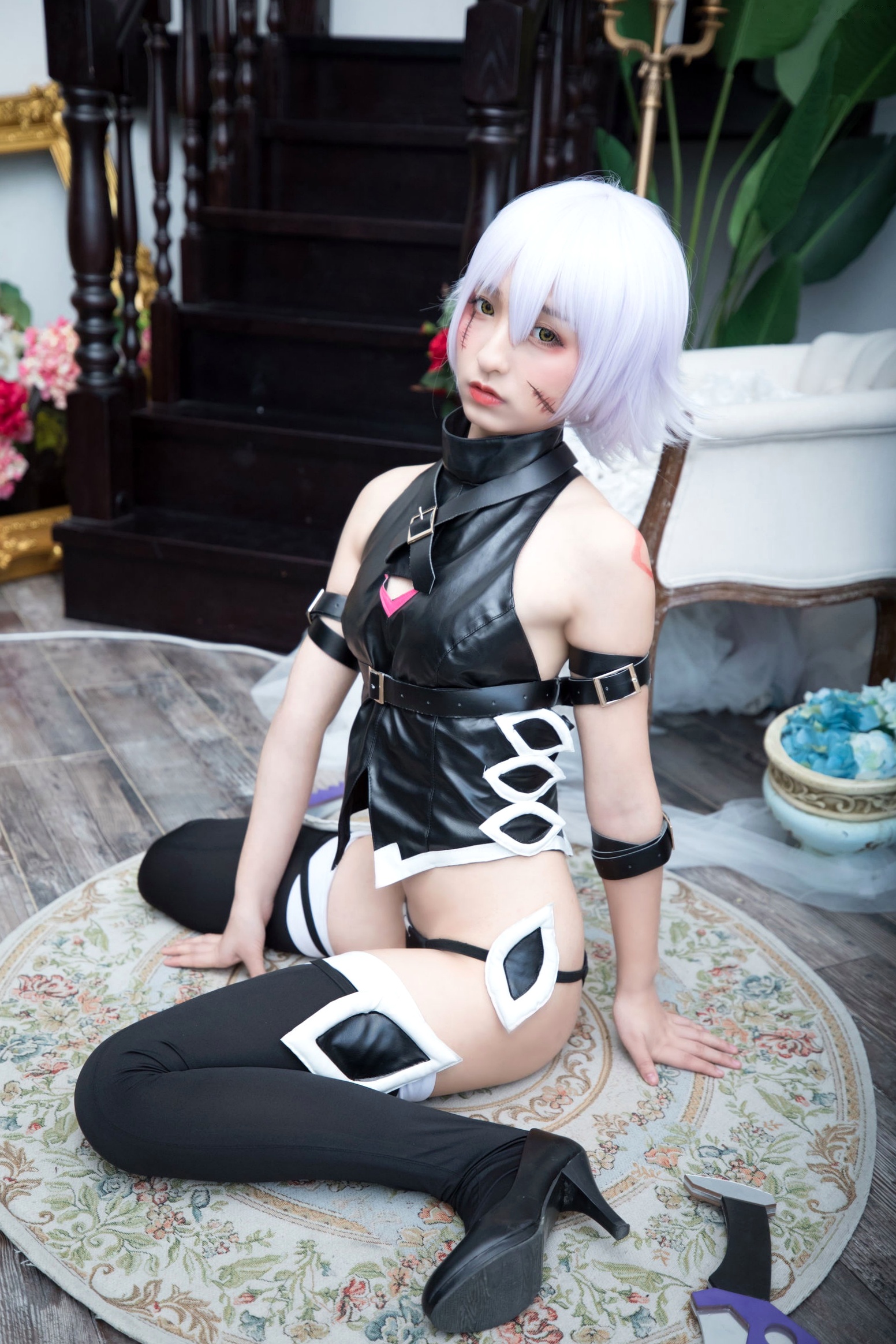 Gallery - 神楽坂真冬-008-绝对服从：高还原度FGO动漫COSPLAY写真，冷艳战斗装与极致身材完美融合，硬核魅惑角色扮演性感诱惑极品 女神私房照_秀色女神 - image 64