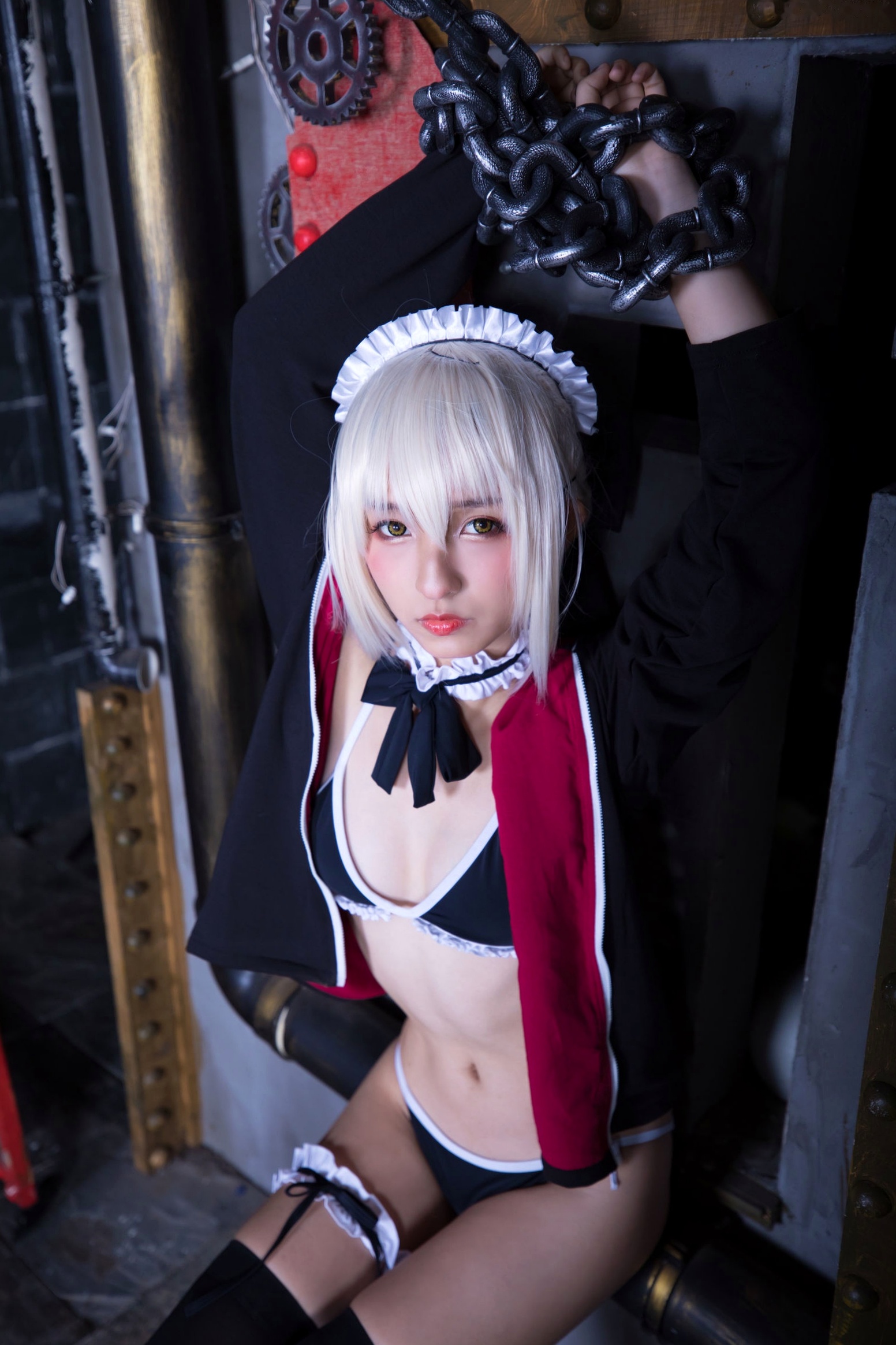 Gallery - 神楽坂真冬-008-绝对服从：高还原度FGO动漫COSPLAY写真，冷艳战斗装与极致身材完美融合，硬核魅惑角色扮演性感诱惑极品 女神私房照_秀色女神 - image 69