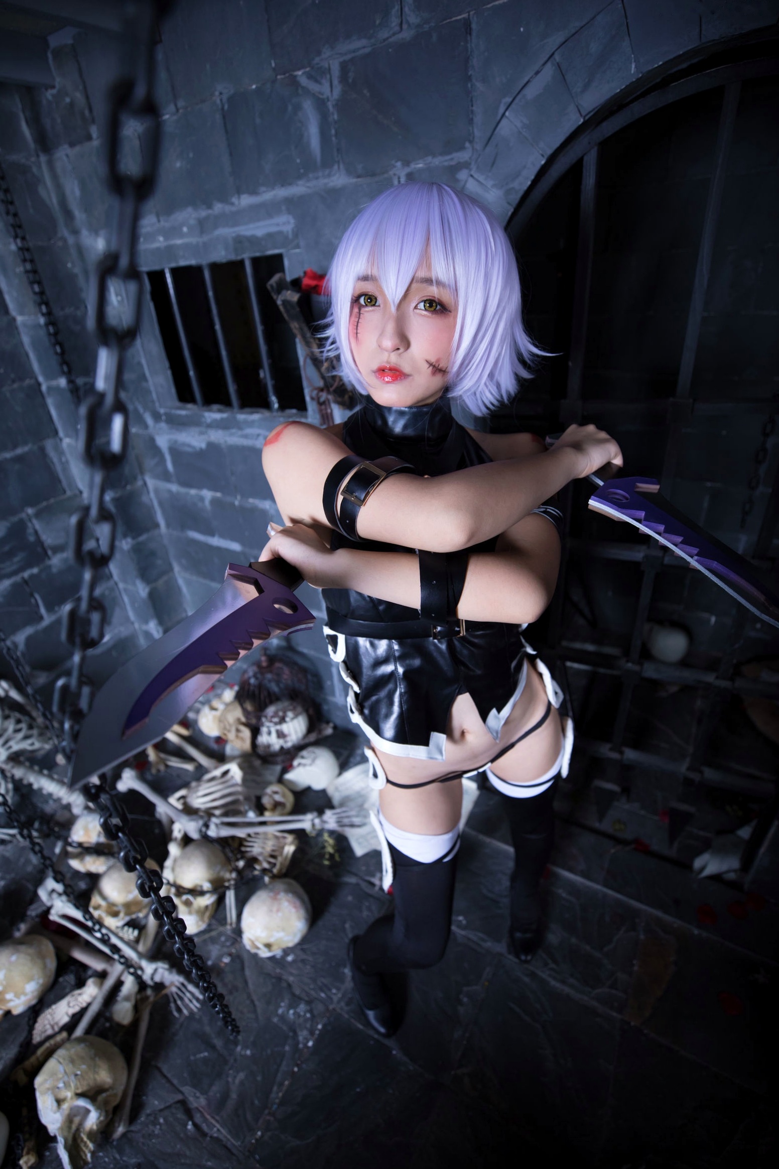 Gallery - 神楽坂真冬-008-绝对服从：高还原度FGO动漫COSPLAY写真，冷艳战斗装与极致身材完美融合，硬核魅惑角色扮演性感诱惑极品 女神私房照_秀色女神 - image 78