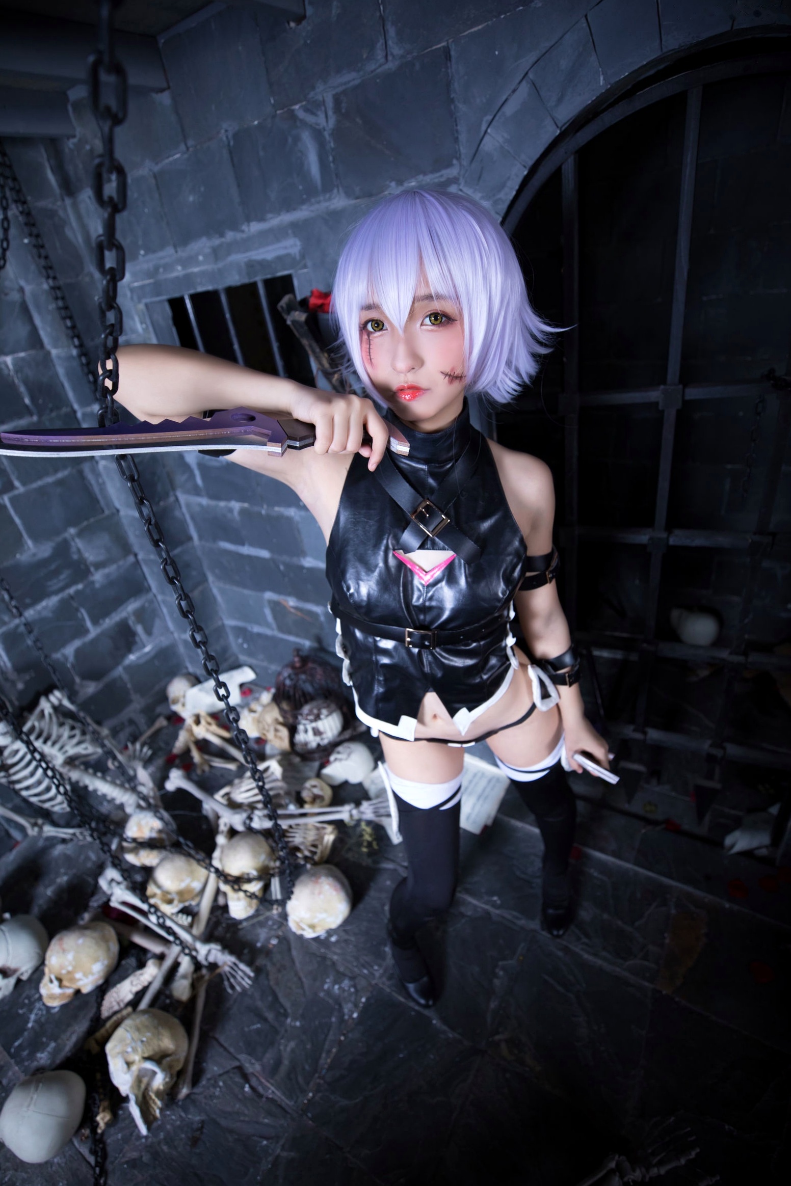 Gallery - 神楽坂真冬-008-绝对服从：高还原度FGO动漫COSPLAY写真，冷艳战斗装与极致身材完美融合，硬核魅惑角色扮演性感诱惑极品 女神私房照_秀色女神 - image 79