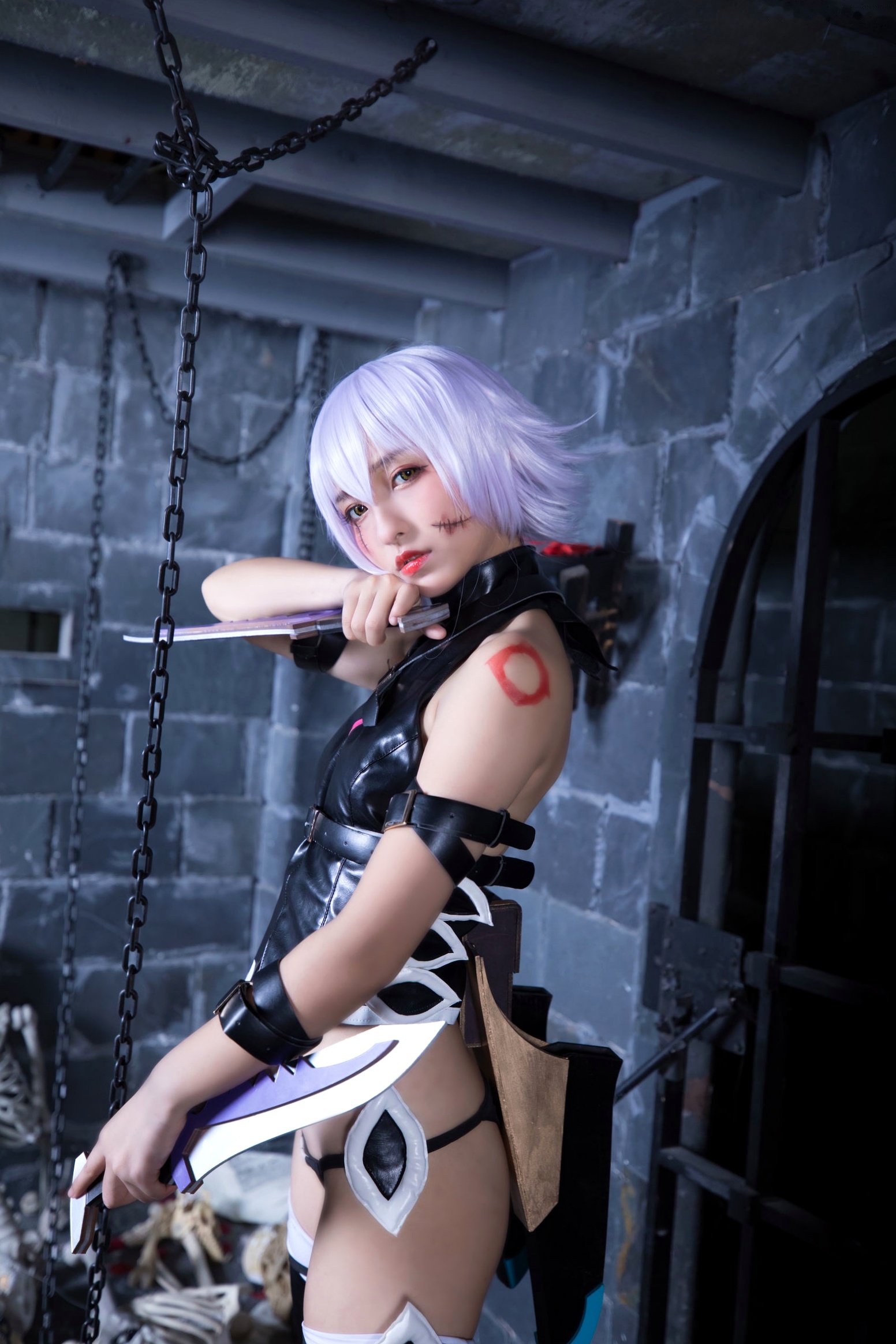 Gallery - 神楽坂真冬-008-绝对服从：高还原度FGO动漫COSPLAY写真，冷艳战斗装与极致身材完美融合，硬核魅惑角色扮演性感诱惑极品 女神私房照_秀色女神 - image 80