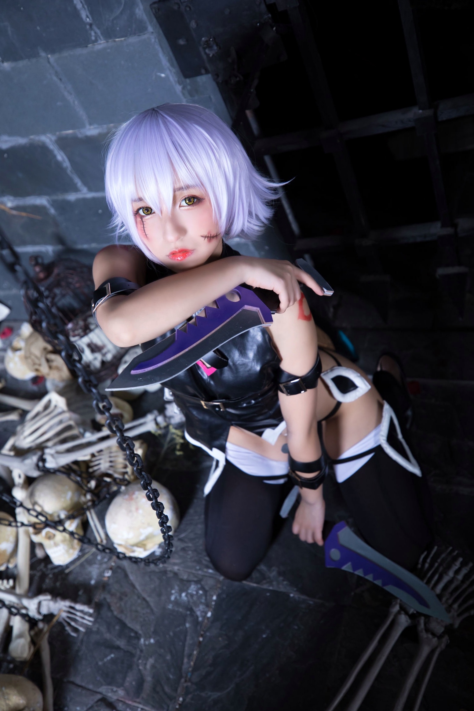 Gallery - 神楽坂真冬-008-绝对服从：高还原度FGO动漫COSPLAY写真，冷艳战斗装与极致身材完美融合，硬核魅惑角色扮演性感诱惑极品 女神私房照_秀色女神 - image 82