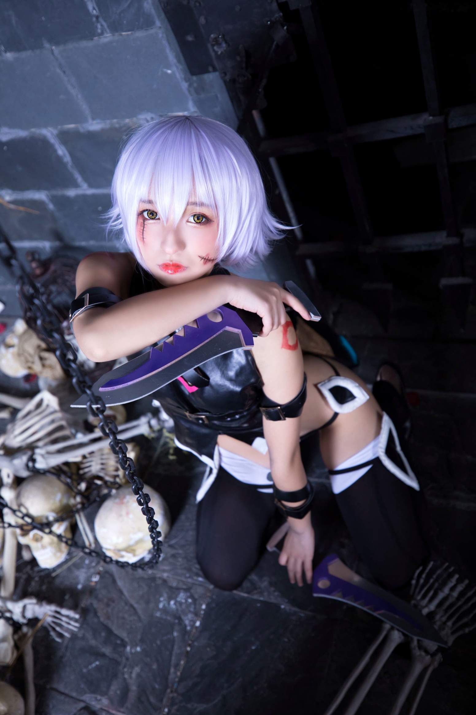 Gallery - 神楽坂真冬-008-绝对服从：高还原度FGO动漫COSPLAY写真，冷艳战斗装与极致身材完美融合，硬核魅惑角色扮演性感诱惑极品 女神私房照_秀色女神 - image 83