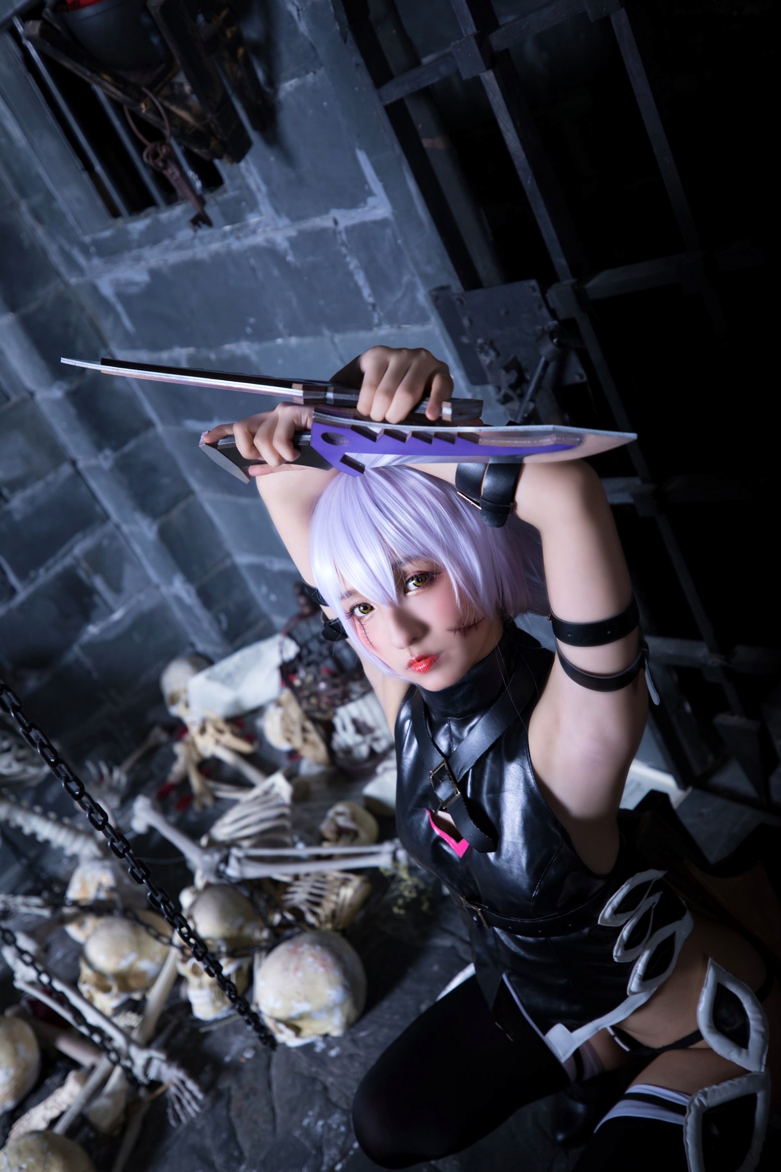 Gallery - 神楽坂真冬-008-绝对服从：高还原度FGO动漫COSPLAY写真，冷艳战斗装与极致身材完美融合，硬核魅惑角色扮演性感诱惑极品 女神私房照_秀色女神 - image 87
