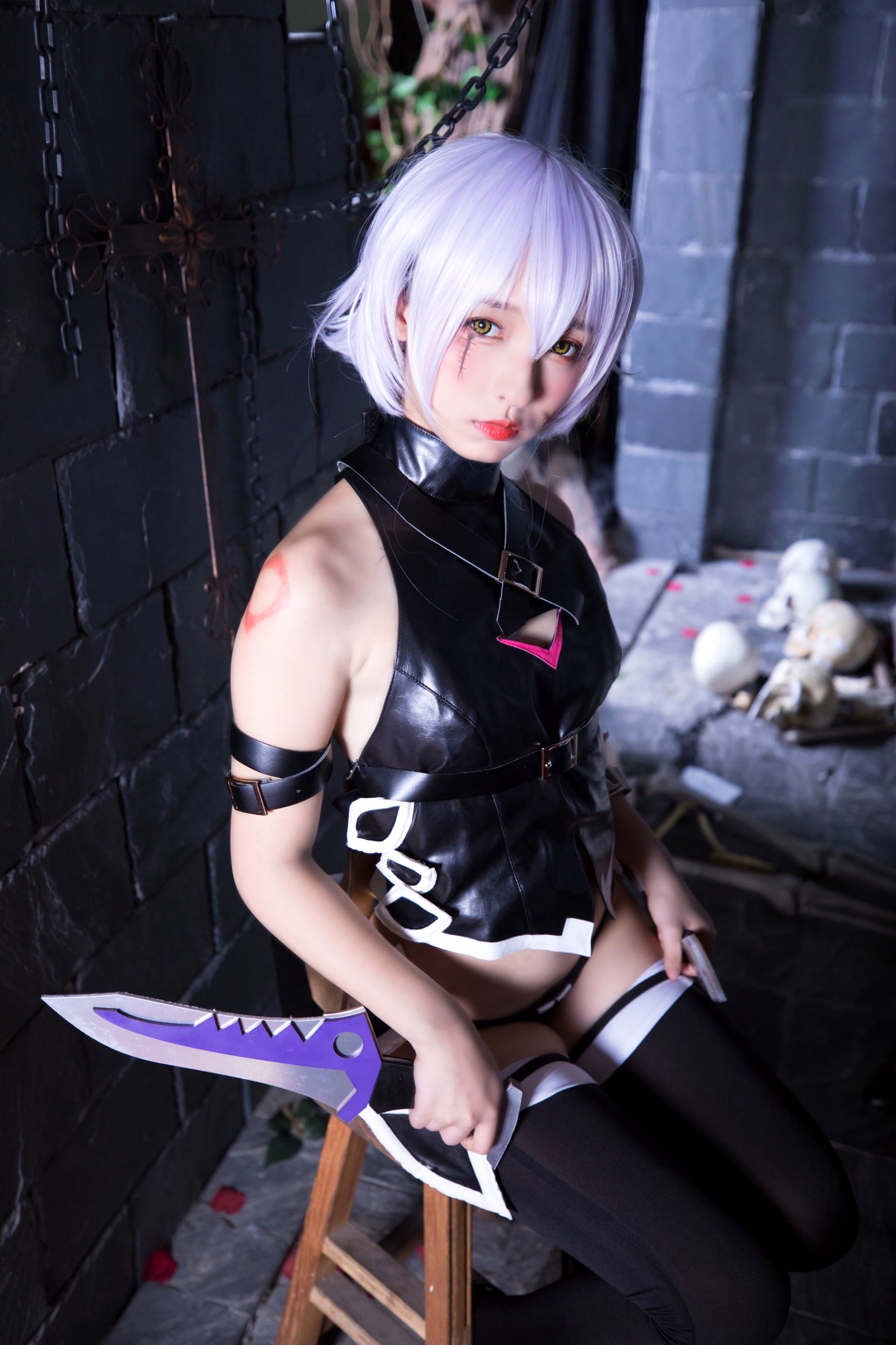 Gallery - 神楽坂真冬-008-绝对服从：高还原度FGO动漫COSPLAY写真，冷艳战斗装与极致身材完美融合，硬核魅惑角色扮演性感诱惑极品 女神私房照_秀色女神 - image 92