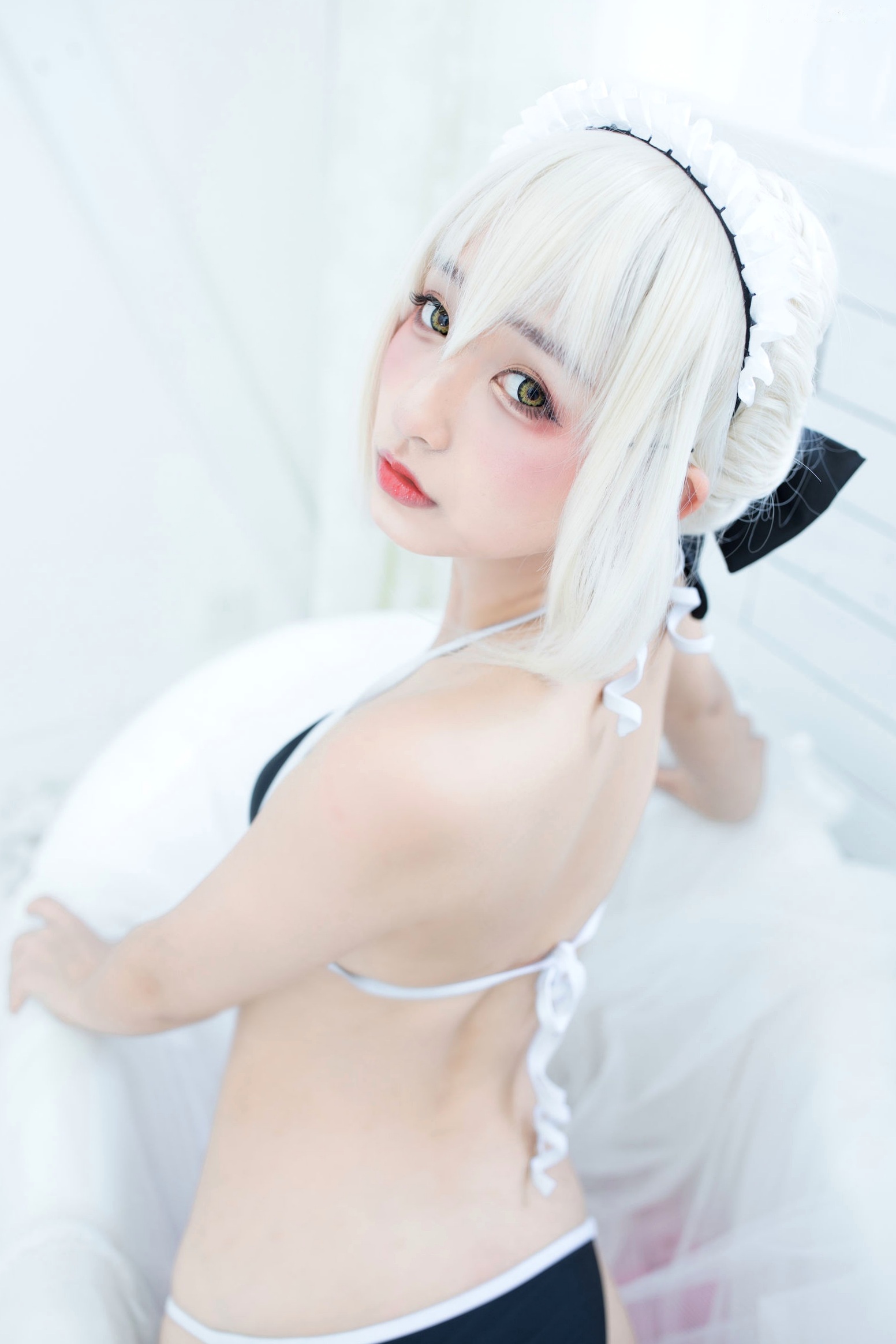 Gallery - 神楽坂真冬-008-绝对服从：高还原度FGO动漫COSPLAY写真，冷艳战斗装与极致身材完美融合，硬核魅惑角色扮演性感诱惑极品 女神私房照_秀色女神 - image 115
