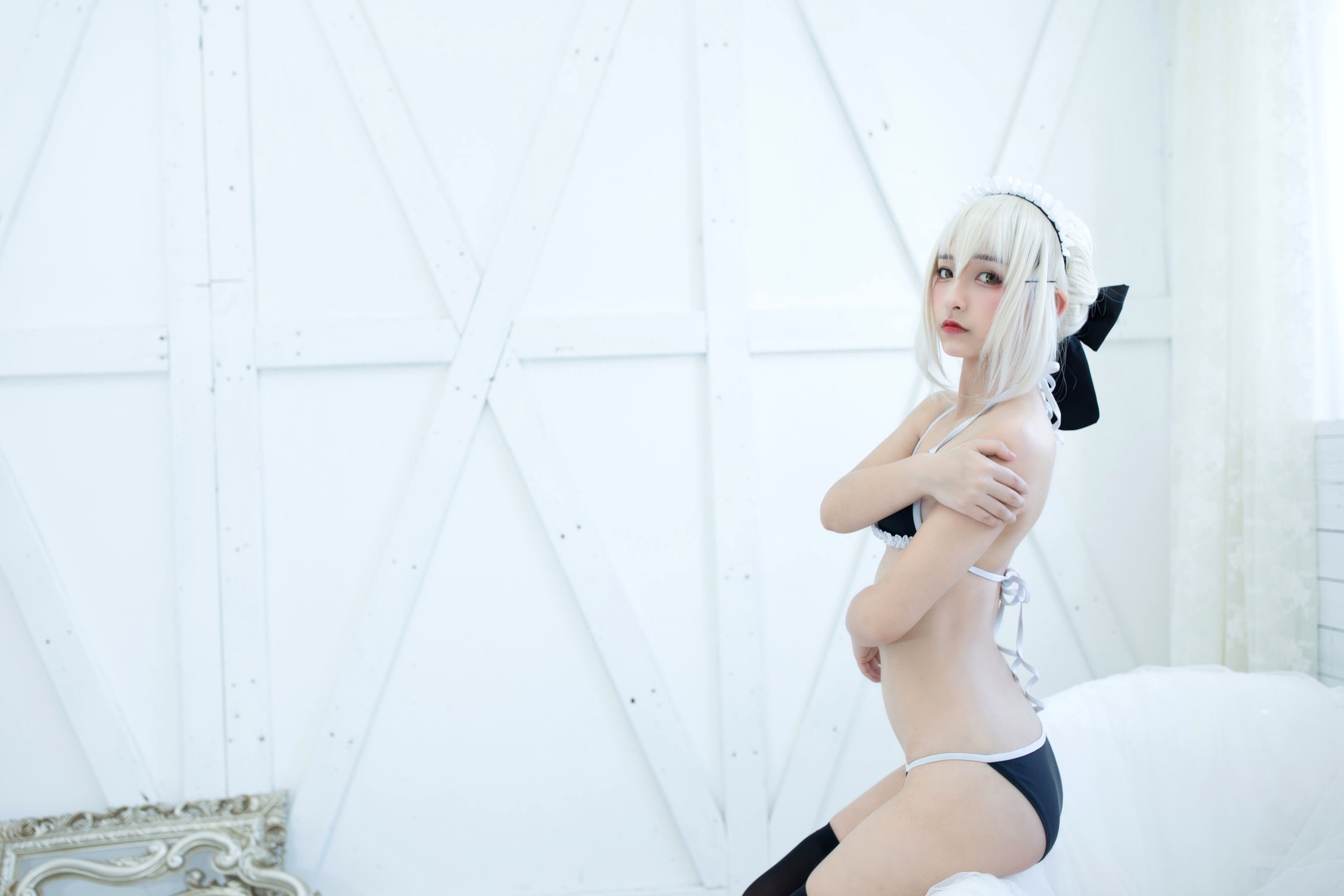 Gallery - 神楽坂真冬-008-绝对服从：高还原度FGO动漫COSPLAY写真，冷艳战斗装与极致身材完美融合，硬核魅惑角色扮演性感诱惑极品 女神私房照_秀色女神 - image 125