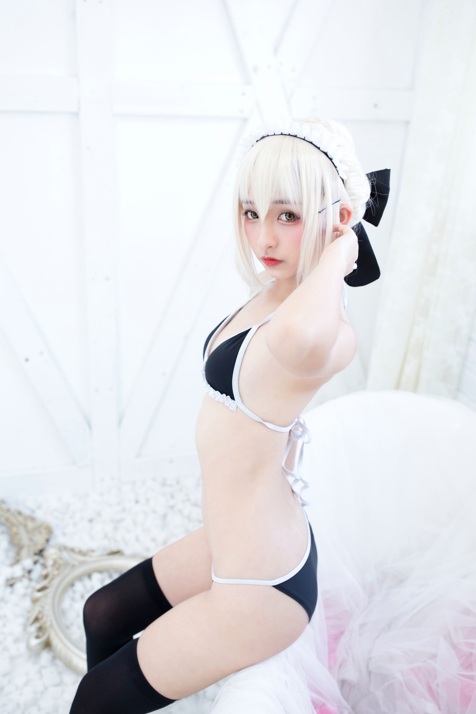 Gallery - 神楽坂真冬-008-绝对服从：高还原度FGO动漫COSPLAY写真，冷艳战斗装与极致身材完美融合，硬核魅惑角色扮演性感诱惑极品 女神私房照_秀色女神 - image 126
