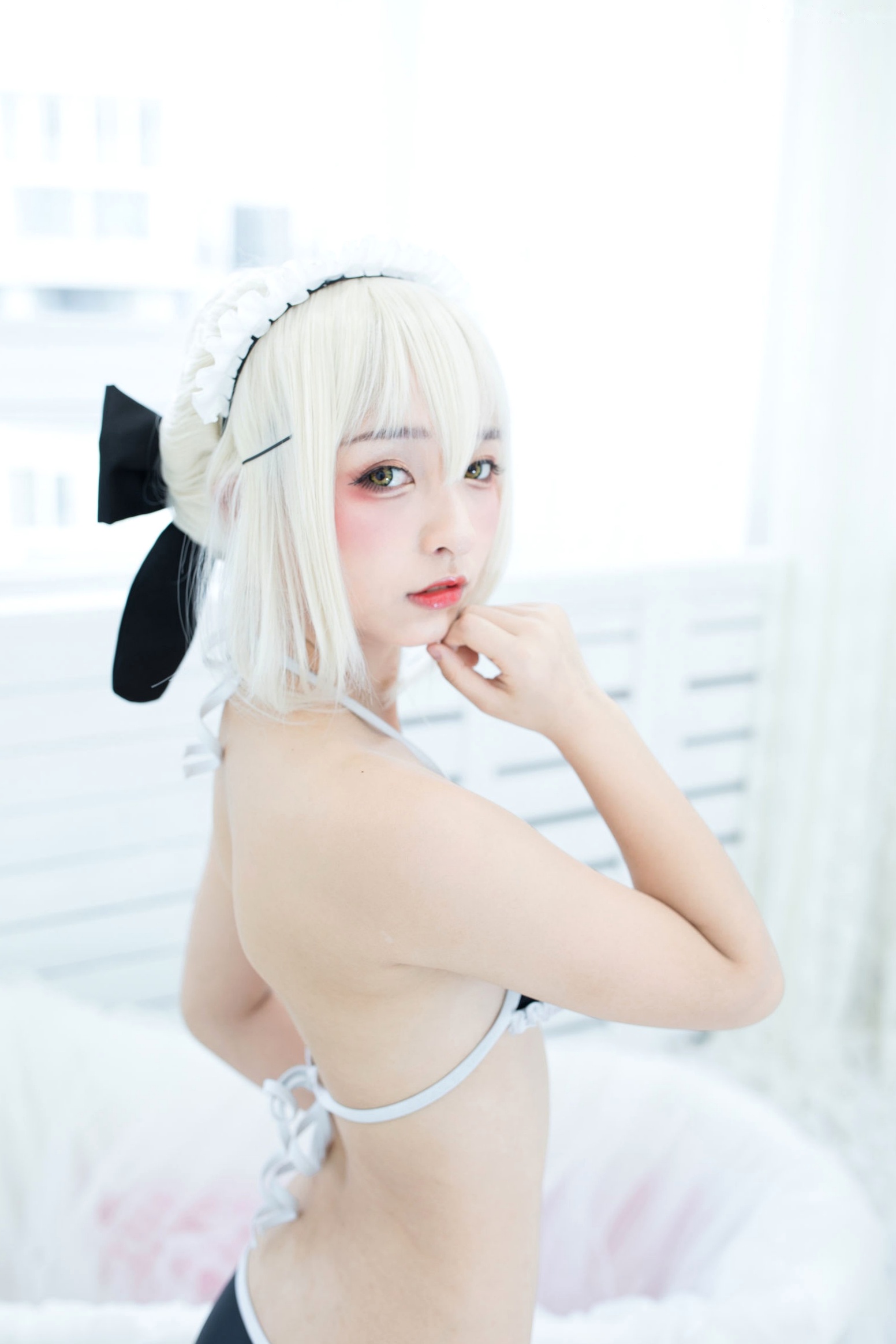 Gallery - 神楽坂真冬-008-绝对服从：高还原度FGO动漫COSPLAY写真，冷艳战斗装与极致身材完美融合，硬核魅惑角色扮演性感诱惑极品 女神私房照_秀色女神 - image 130