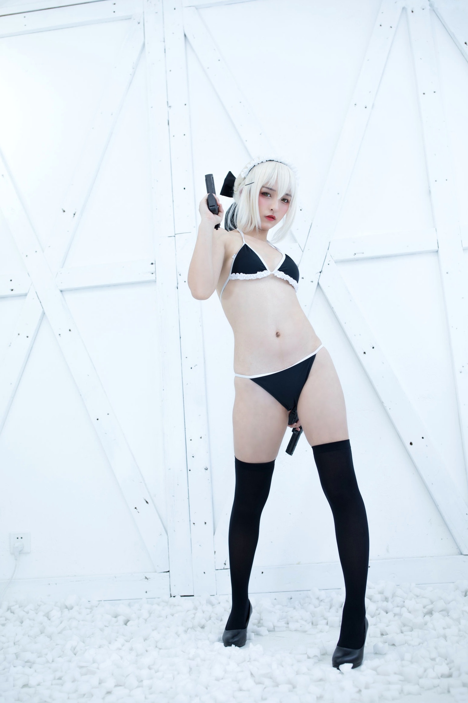 Gallery - 神楽坂真冬-008-绝对服从：高还原度FGO动漫COSPLAY写真，冷艳战斗装与极致身材完美融合，硬核魅惑角色扮演性感诱惑极品 女神私房照_秀色女神 - image 135