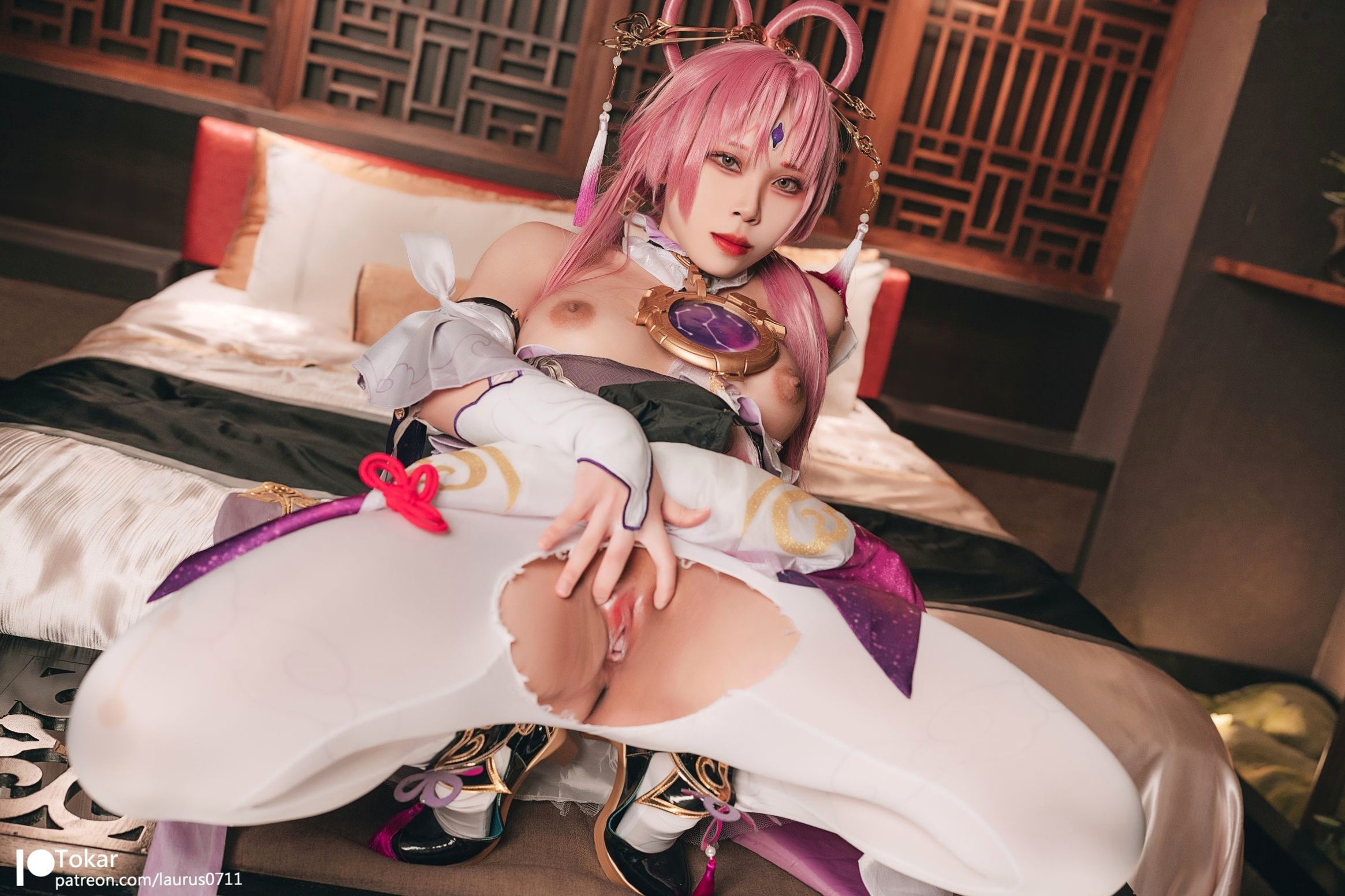 Gallery - Tokar浵卡-崩坏星穹铁道符玄Cosplay私房照-性感大尺度动漫角色扮演角色扮演大尺度私房照性感诱惑 女神私房照_秀色女神 - image 24