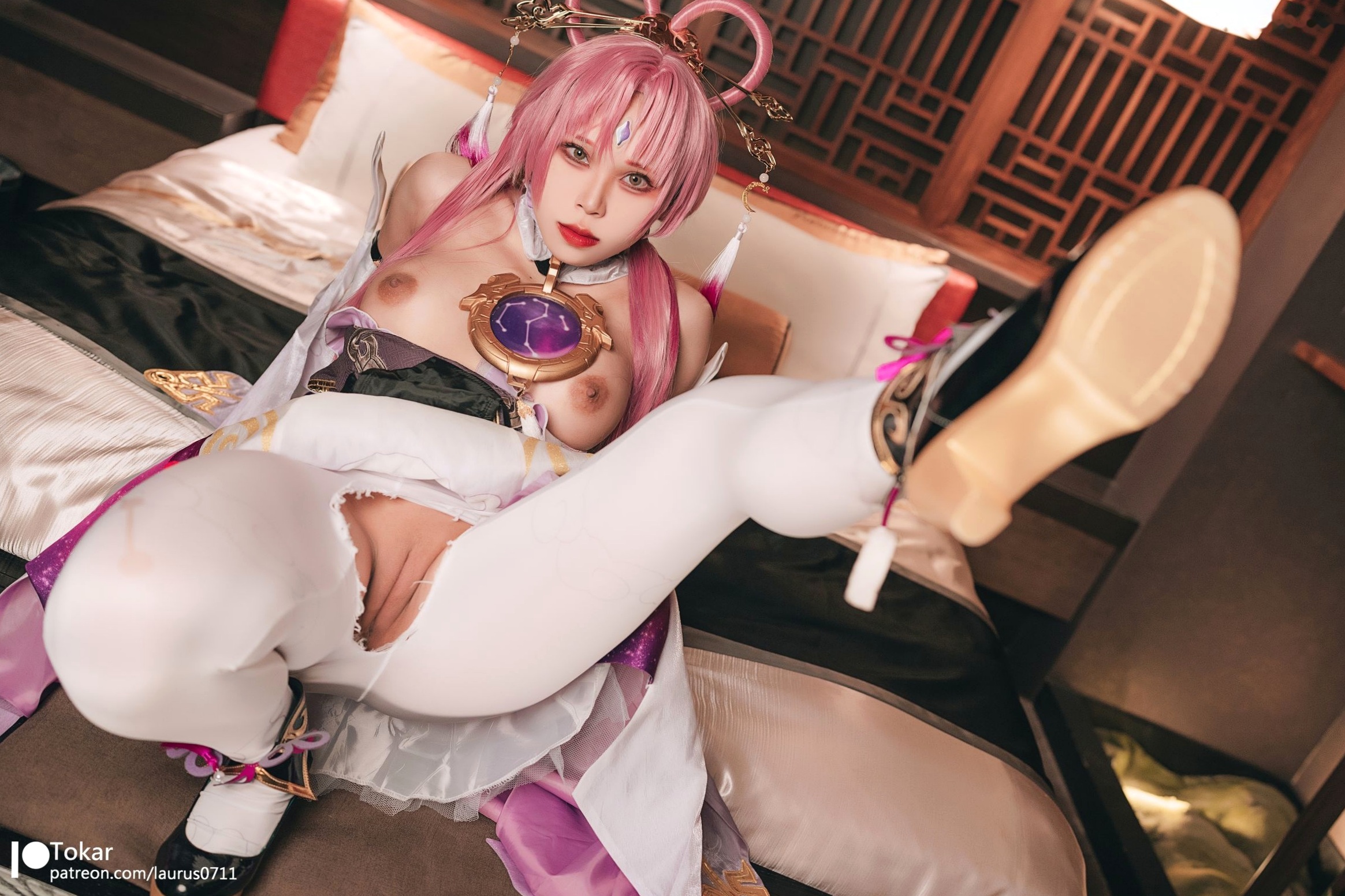Gallery - Tokar浵卡-崩坏星穹铁道符玄Cosplay私房照-性感大尺度动漫角色扮演角色扮演大尺度私房照性感诱惑 女神私房照_秀色女神 - image 25