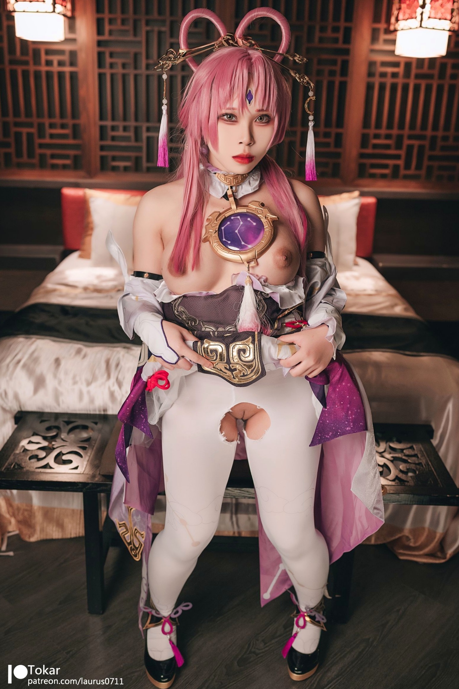 Gallery - Tokar浵卡-崩坏星穹铁道符玄Cosplay私房照-性感大尺度动漫角色扮演角色扮演大尺度私房照性感诱惑 女神私房照_秀色女神 - image 28