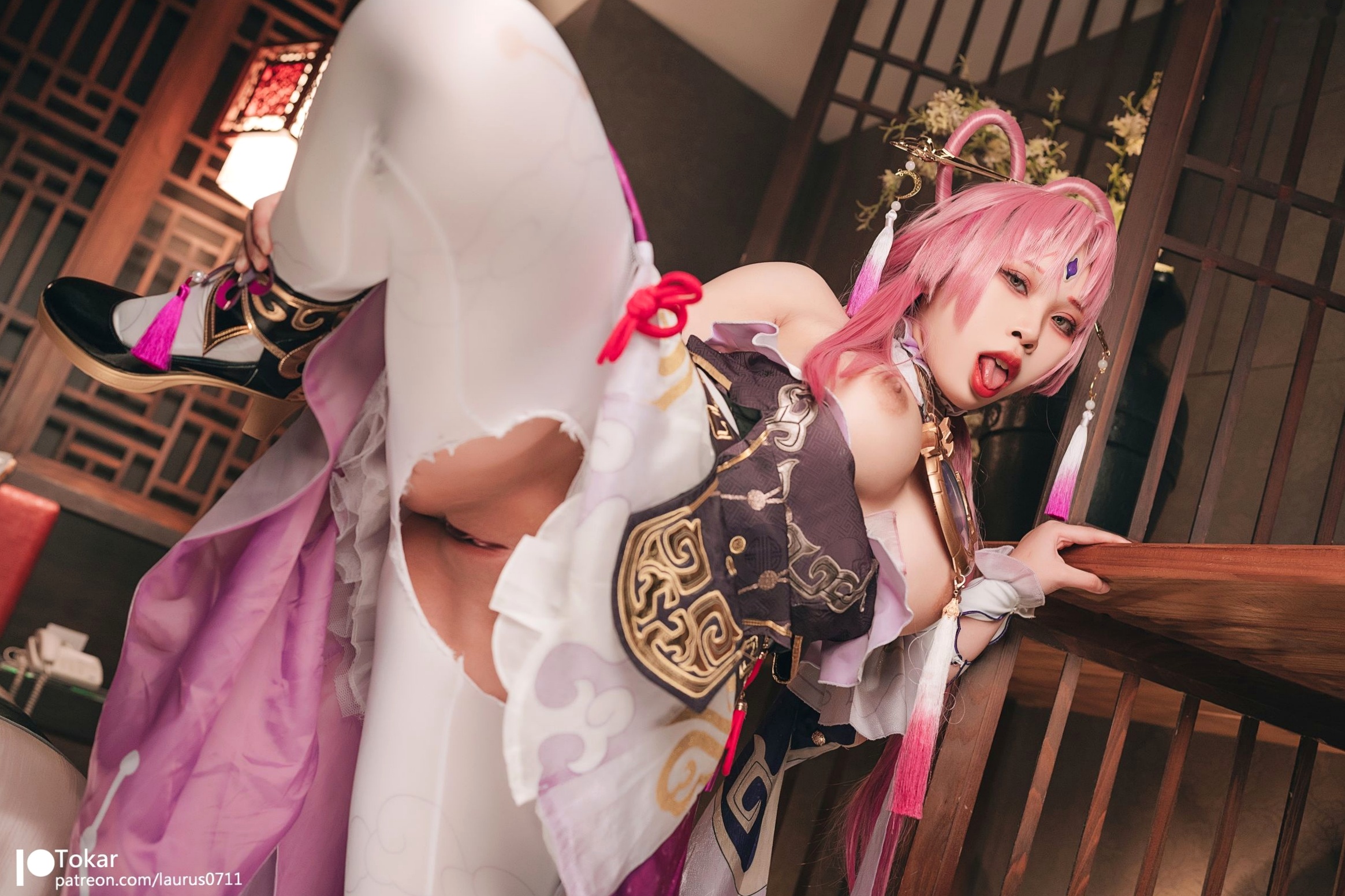 Gallery - Tokar浵卡-崩坏星穹铁道符玄Cosplay私房照-性感大尺度动漫角色扮演角色扮演大尺度私房照性感诱惑 女神私房照_秀色女神 - image 29