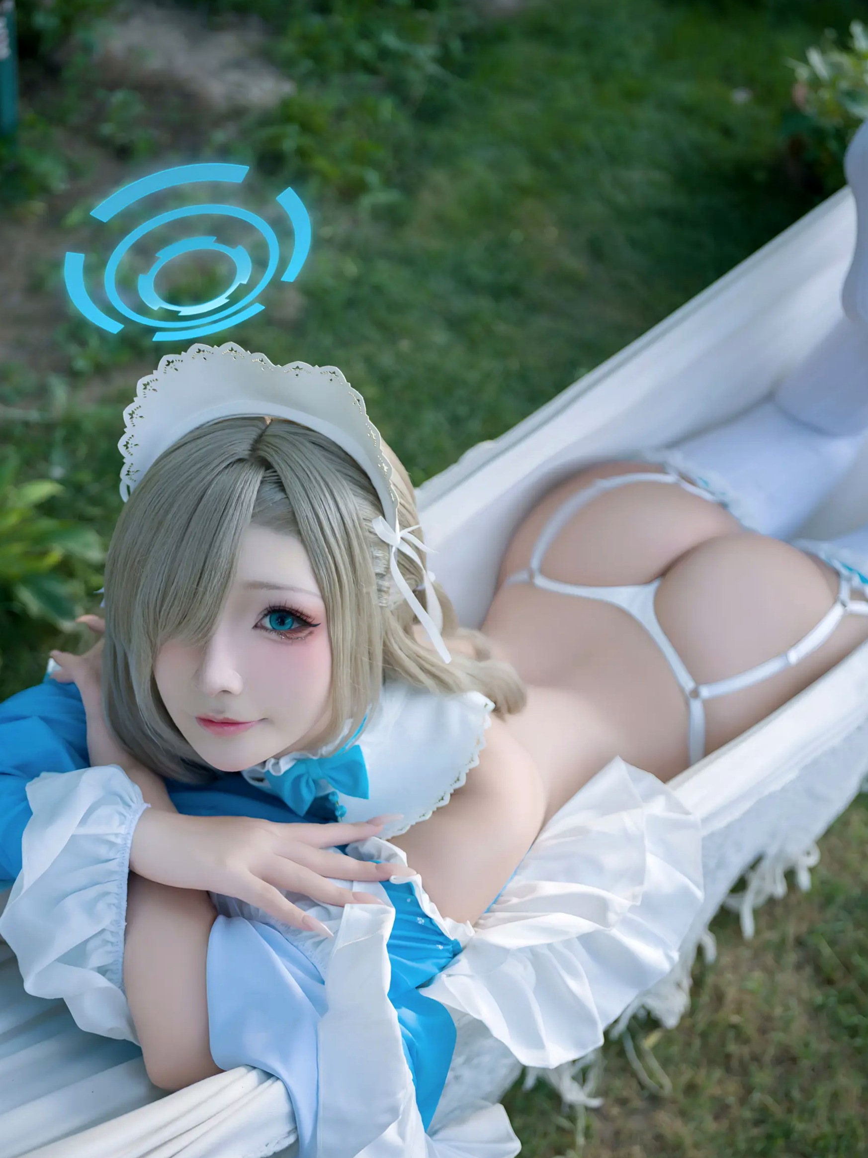 Gallery - yuuhui玉汇 蔚蓝档案之濑明日奈户外Cosplay，极致大尺度私房，完美曲线演绎，视觉诱惑拉满[92P]角色扮演大尺度私房照性感极品 女神私房照_秀色女神 - image 77
