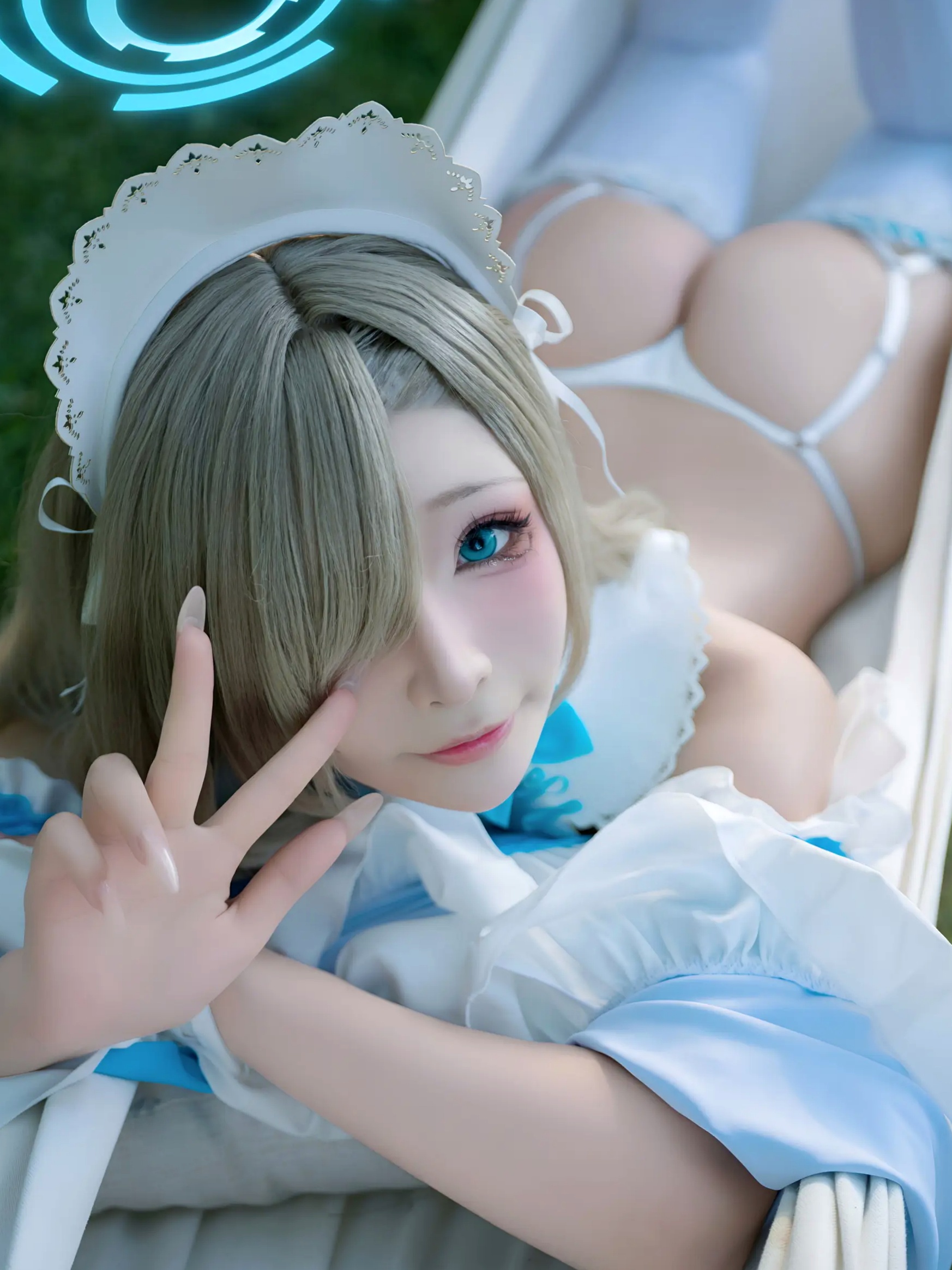 Gallery - yuuhui玉汇 蔚蓝档案之濑明日奈户外Cosplay，极致大尺度私房，完美曲线演绎，视觉诱惑拉满[92P]角色扮演大尺度私房照性感极品 女神私房照_秀色女神 - image 78