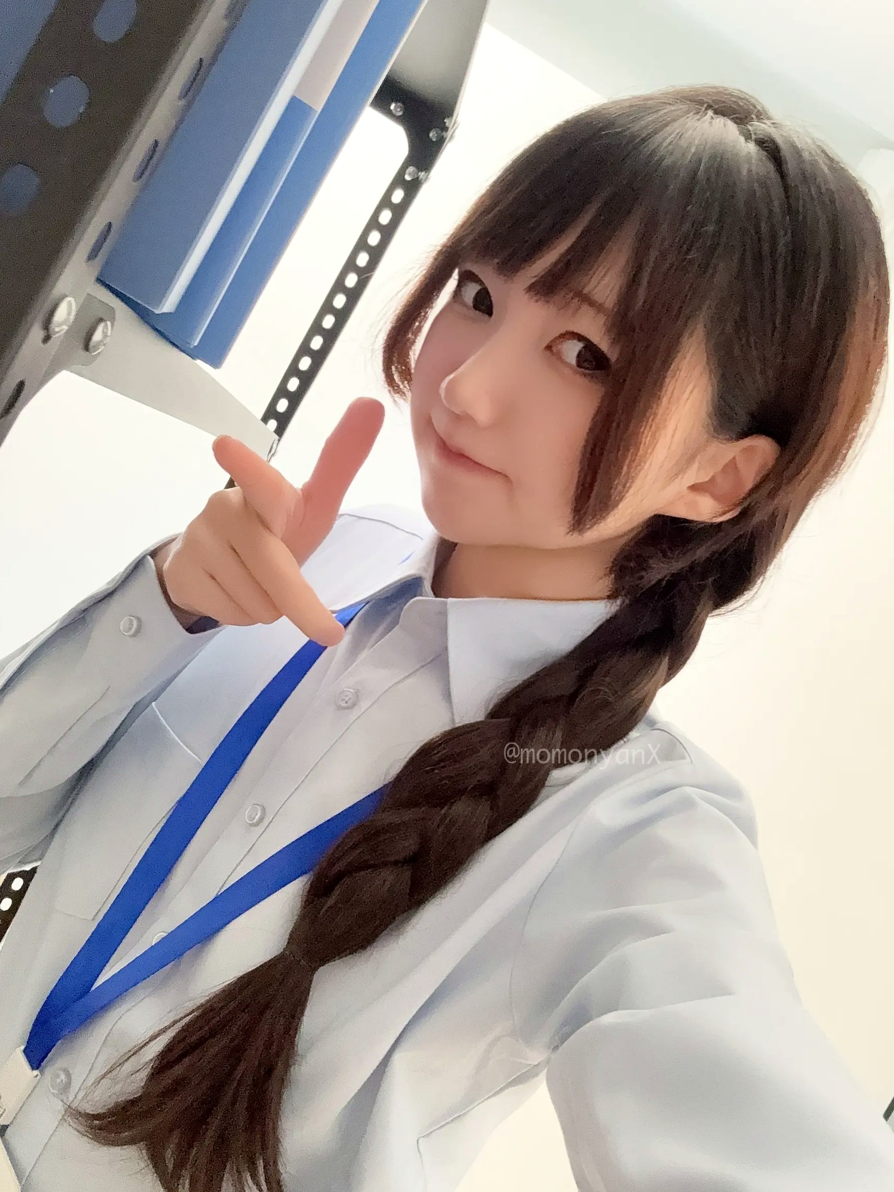 Gallery - NAGISA魔物喵[fantia]OL制服诱惑，办公室职场角色扮演，甜美可爱与黑丝美腿的极致碰撞[15P]制服角色扮演黑丝诱惑性感 女神私房照_秀色女神 - image 2