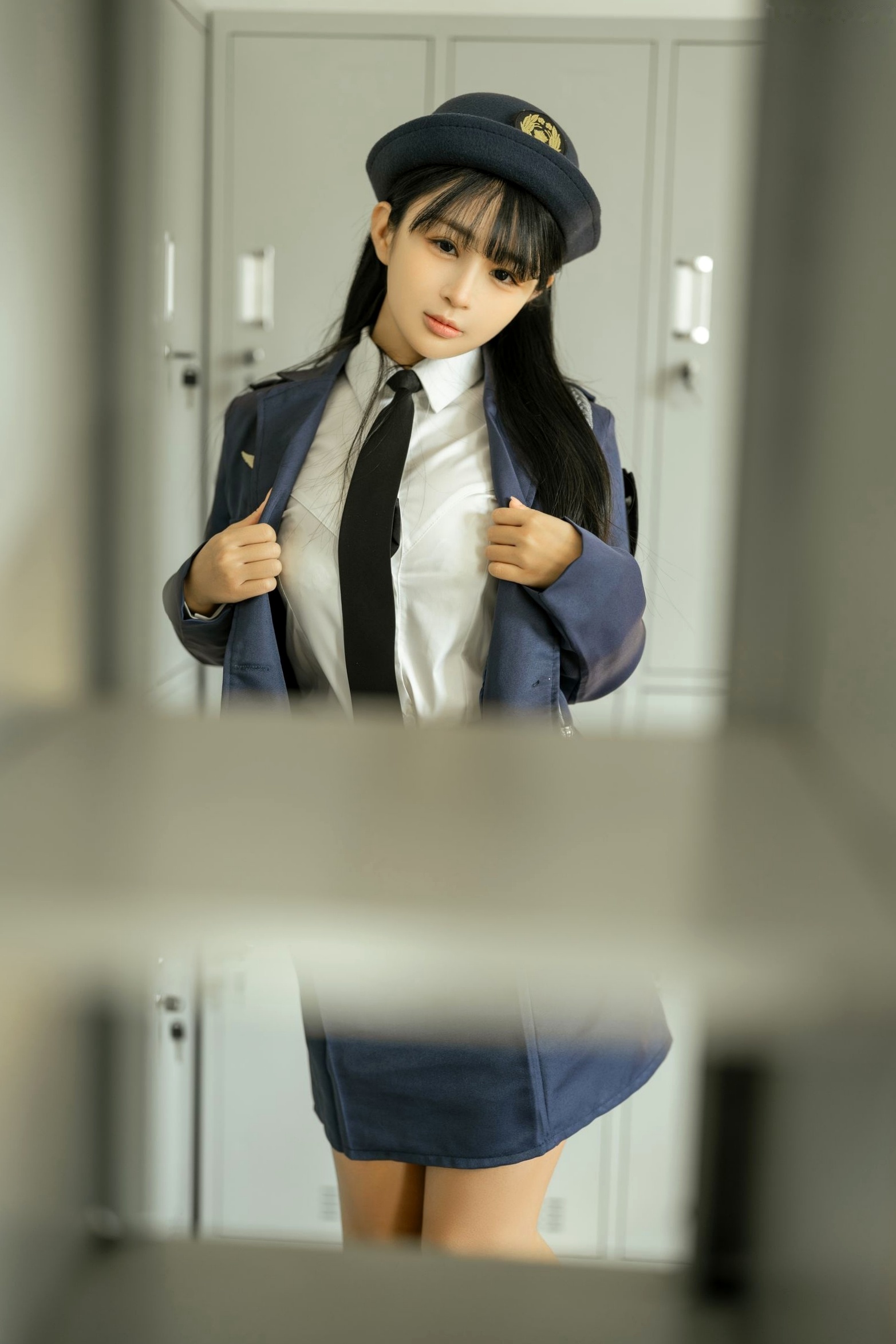 Gallery - 桜井宁宁-中野美树制服诱惑，更衣室私房写真，极致性感白嫩美体，职场制服与内衣的诱惑碰撞制服性感诱惑私房照童颜巨乳 女神私房照_秀色女神 - image 11