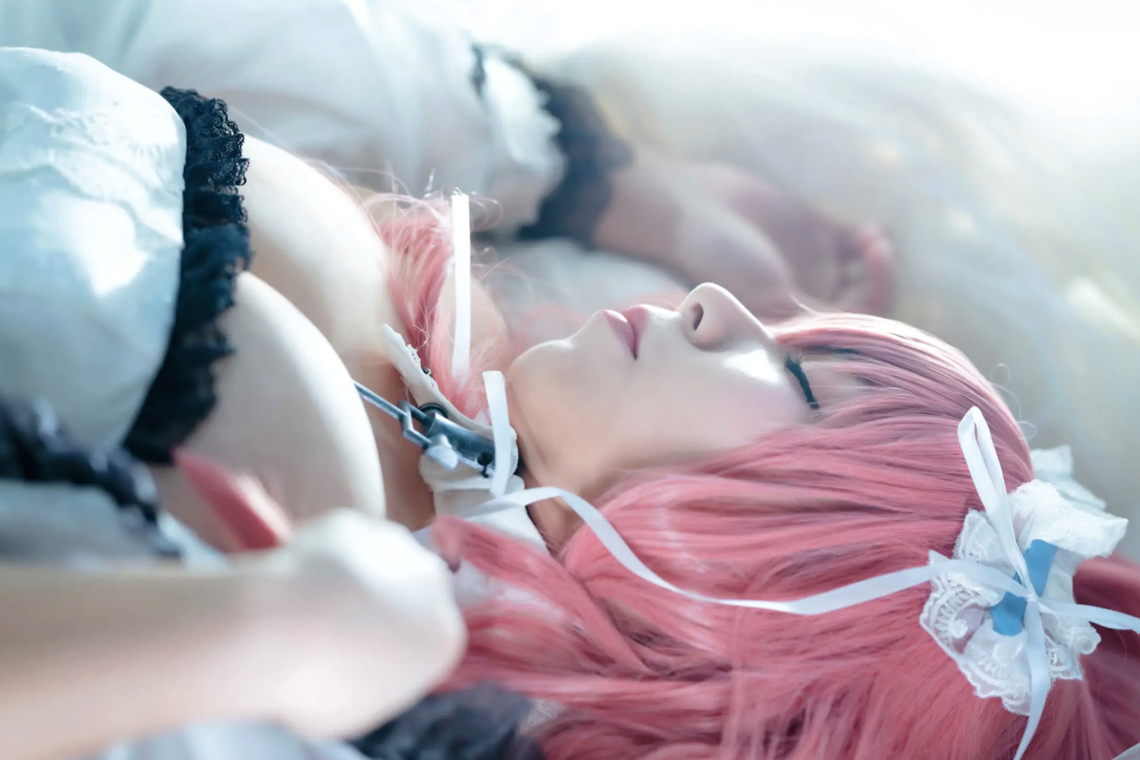 Gallery - 自闭颜球球(无颜小天使wy) - 碧蓝航线英仙座Cosplay，梦幻清纯女仆造型，绝美冷艳之姿，治愈系天使写真[27P]角色扮演治愈系性感萌系 女神私房照_秀色女神 - image 5