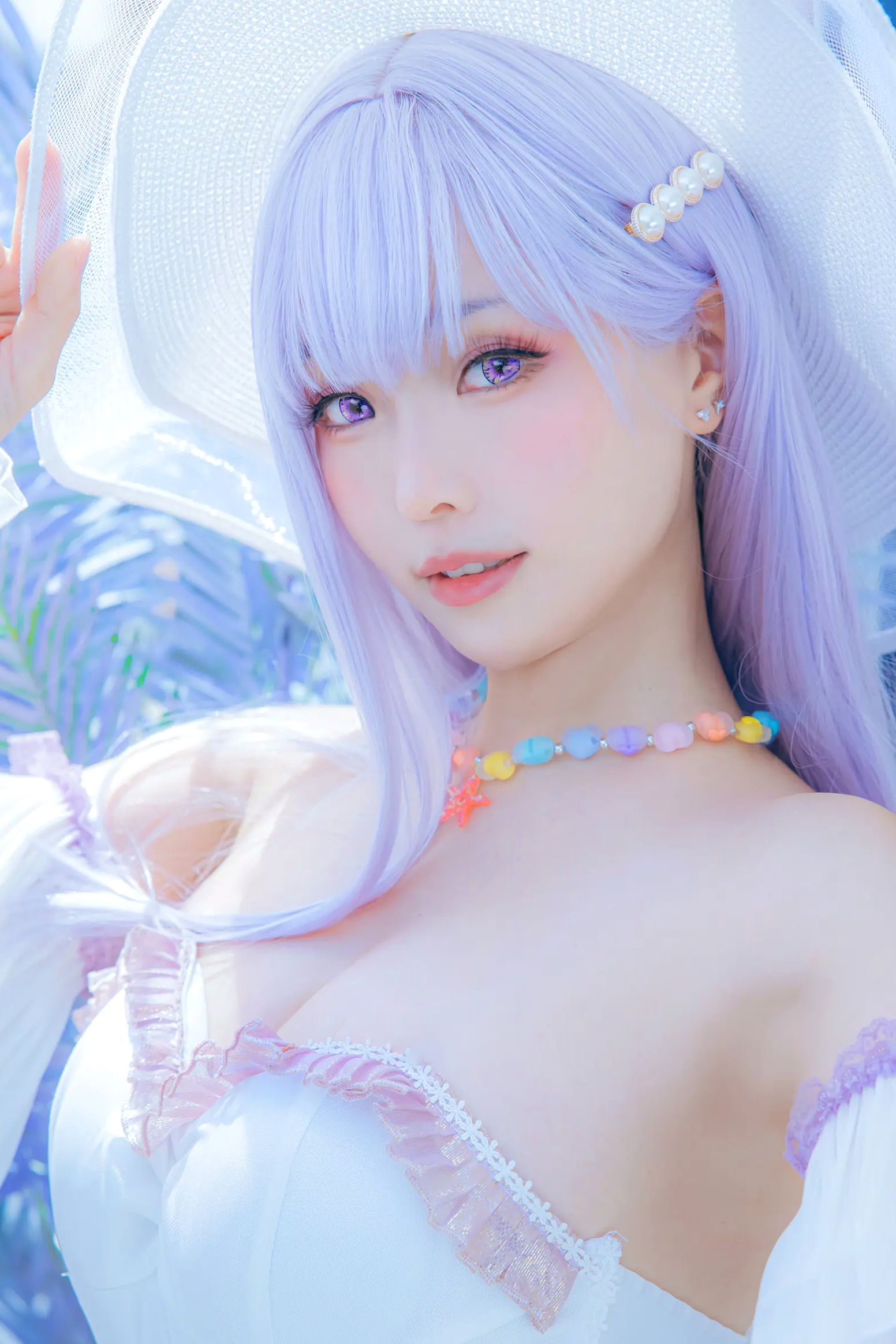 Gallery - Ely_eee(ElyEE子) 碧蓝航线普利茅斯泳装Cosplay版 甜美夏日写真 [28P]角色扮演萝莉泳池治愈系清纯 女神私房照_秀色女神 - image 15