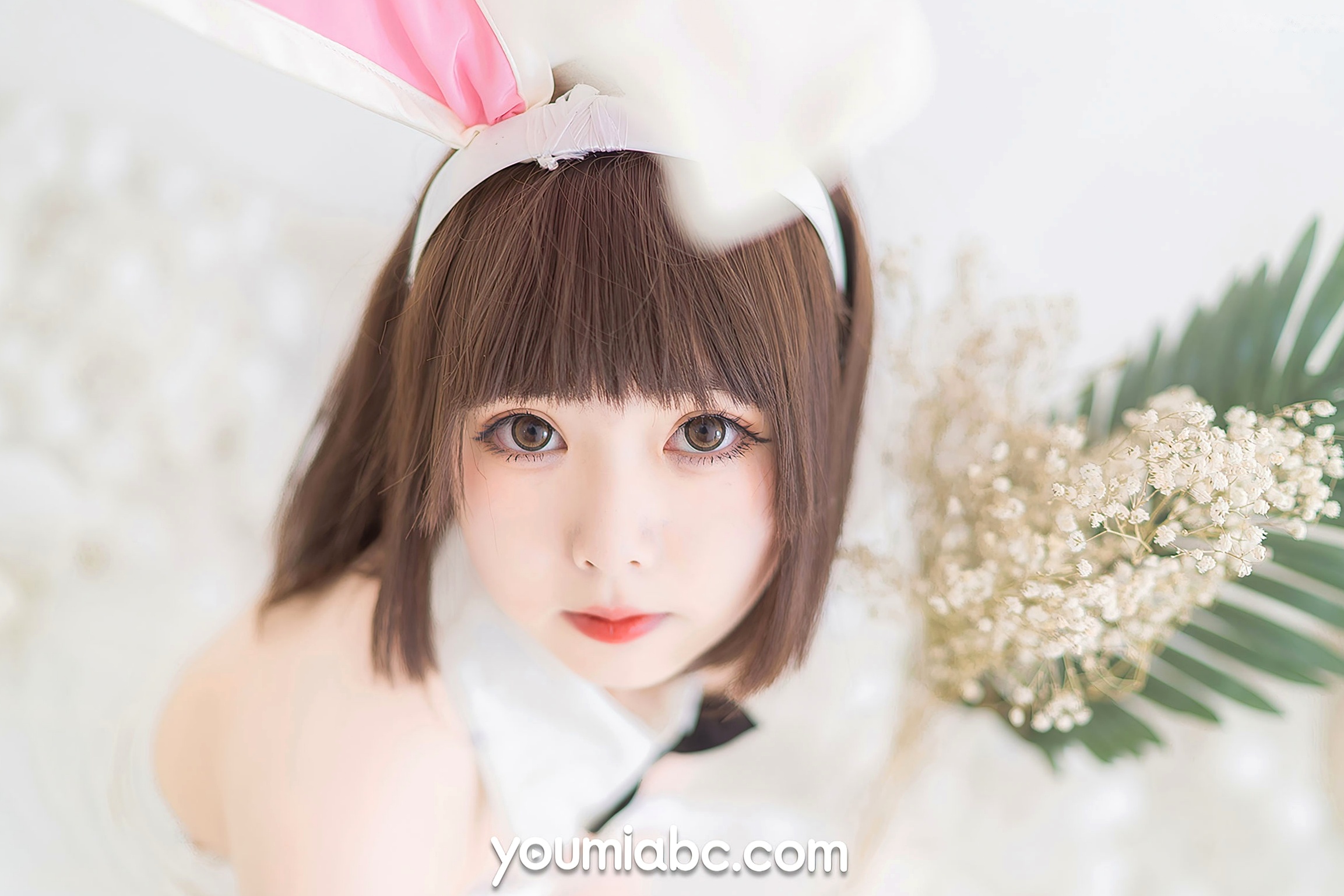 Gallery - YouMi尤蜜-向小圆《兔女郎加藤惠》纯欲风室内私房照，白嫩肤色搭配黑色网袜，清新治愈系角色扮演COS精选写真尤蜜荟 - Chiness Model 角色扮演萌系清纯私房照性感 女神私房照_秀色女神 - image 19
