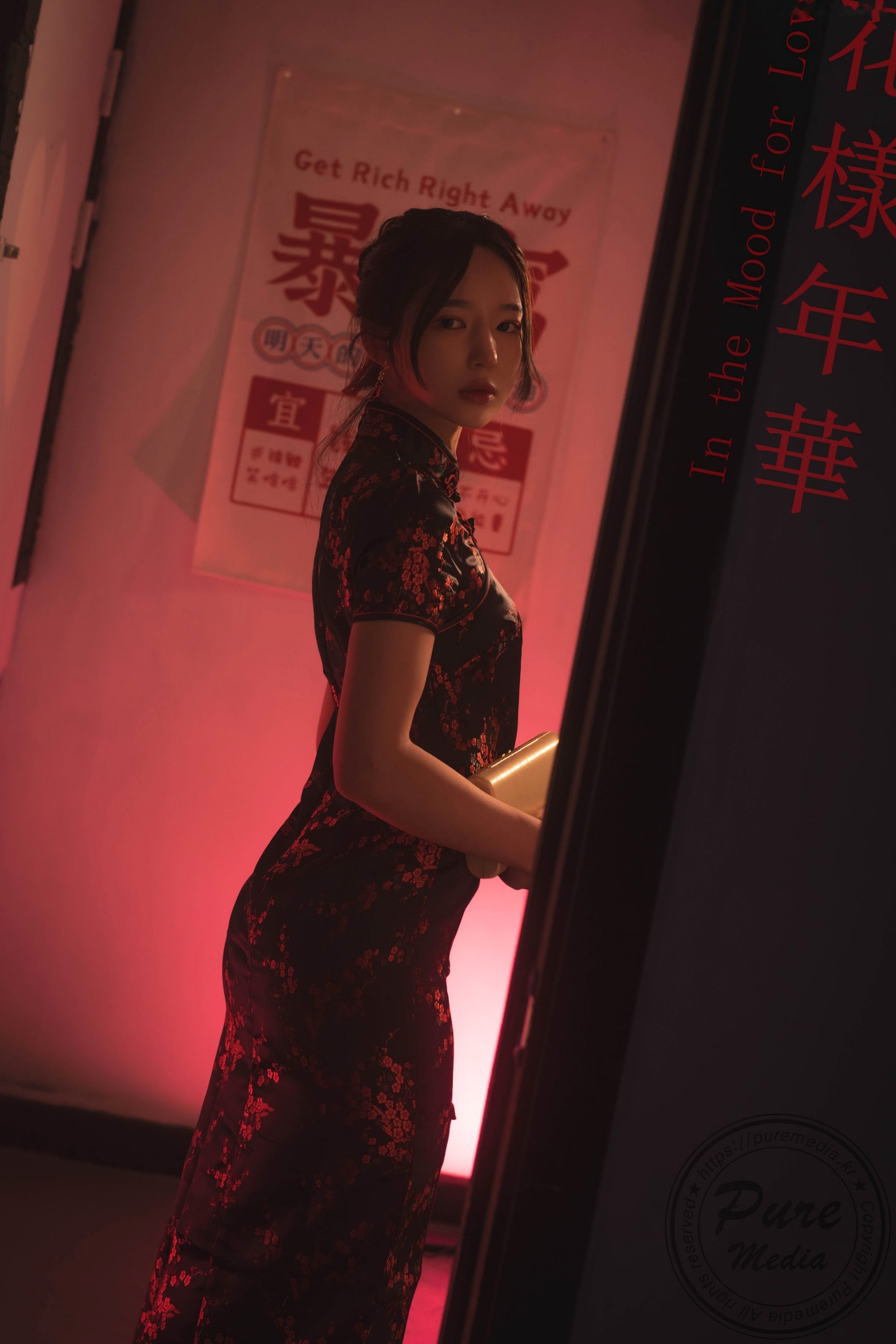 Gallery - 韩国美女Yeha-花样年华艺术写真-旗袍与红丝带的诱惑-Pure Media私房照-性感女神精品摄影韩国旗袍性感私房照女神 女神私房照_秀色女神 - image 1