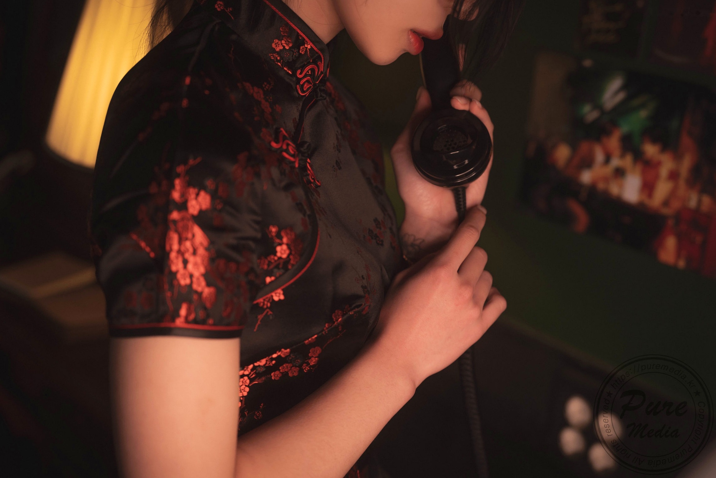 Gallery - 韩国美女Yeha-花样年华艺术写真-旗袍与红丝带的诱惑-Pure Media私房照-性感女神精品摄影韩国旗袍性感私房照女神 女神私房照_秀色女神 - image 12