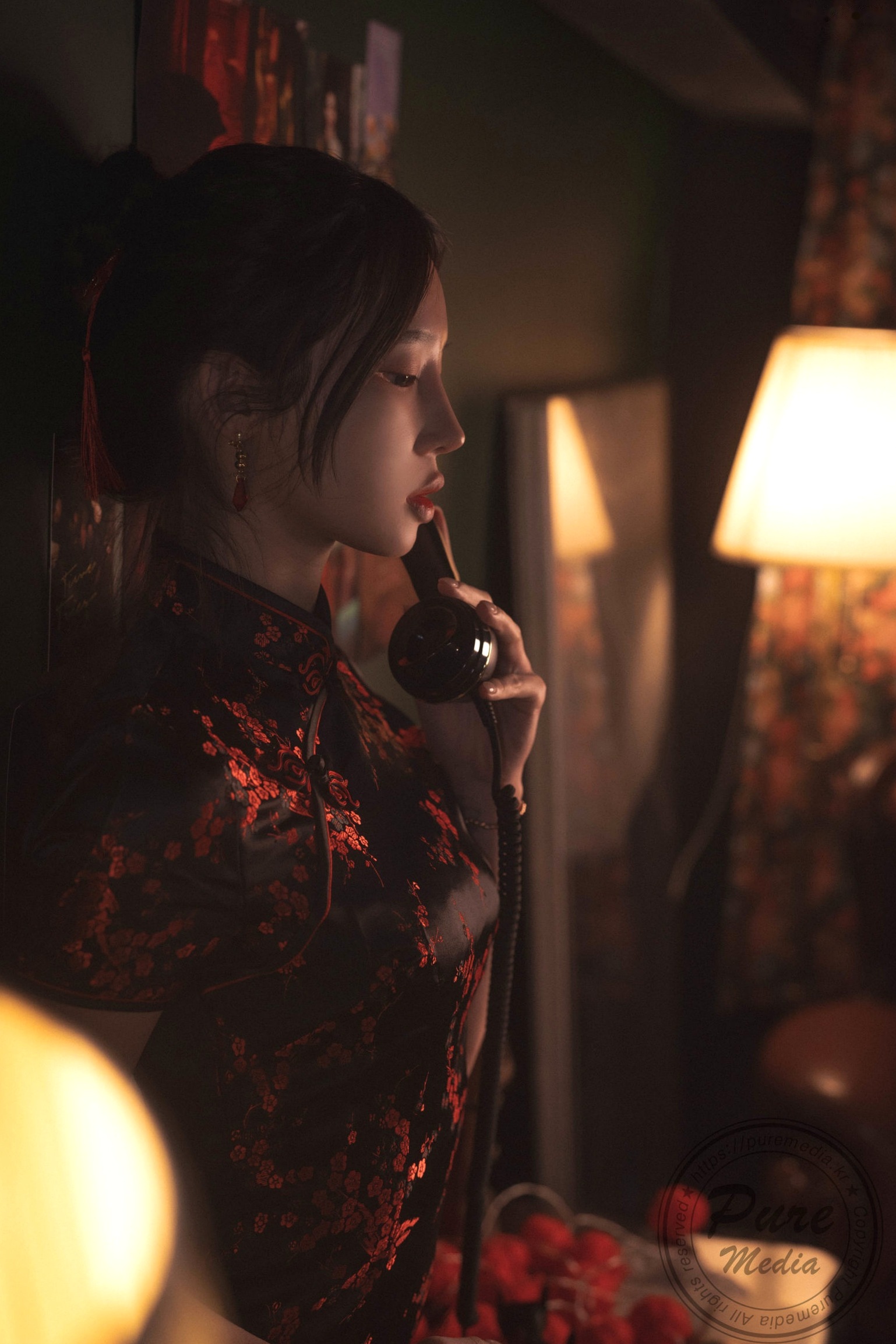 Gallery - 韩国美女Yeha-花样年华艺术写真-旗袍与红丝带的诱惑-Pure Media私房照-性感女神精品摄影韩国旗袍性感私房照女神 女神私房照_秀色女神 - image 14