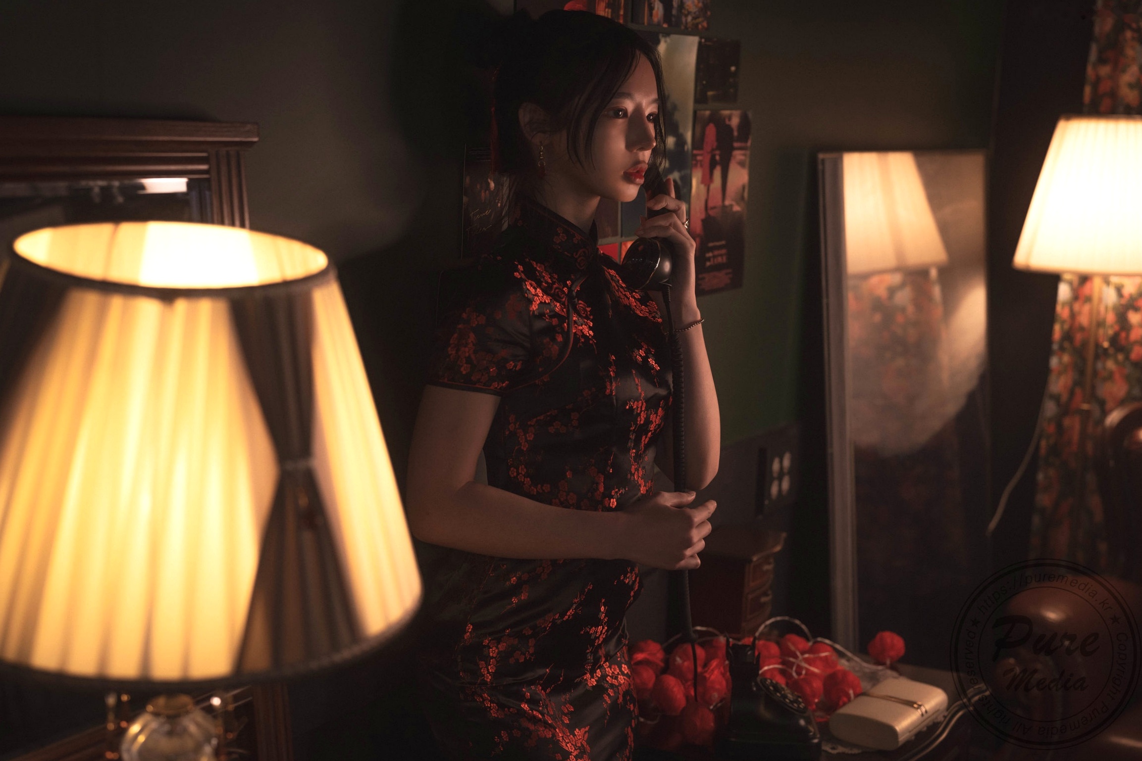 Gallery - 韩国美女Yeha-花样年华艺术写真-旗袍与红丝带的诱惑-Pure Media私房照-性感女神精品摄影韩国旗袍性感私房照女神 女神私房照_秀色女神 - image 15