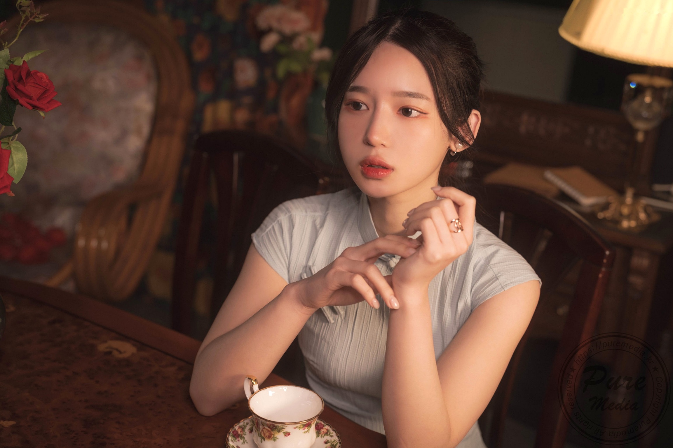 Gallery - 韩国美女Yeha-花样年华艺术写真-旗袍与红丝带的诱惑-Pure Media私房照-性感女神精品摄影韩国旗袍性感私房照女神 女神私房照_秀色女神 - image 39