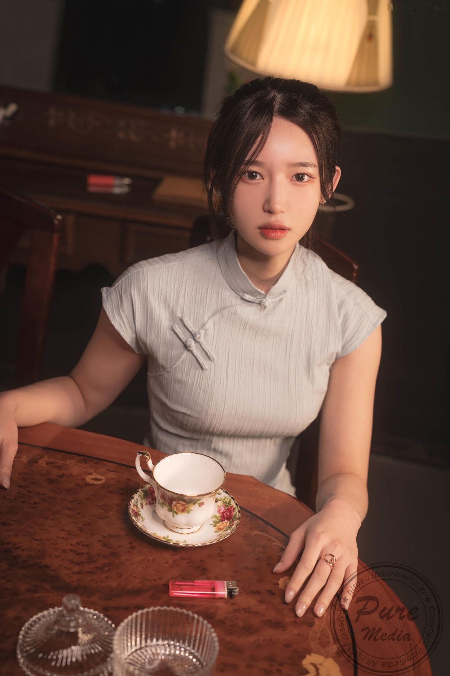 Gallery - 韩国美女Yeha-花样年华艺术写真-旗袍与红丝带的诱惑-Pure Media私房照-性感女神精品摄影韩国旗袍性感私房照女神 女神私房照_秀色女神 - image 40