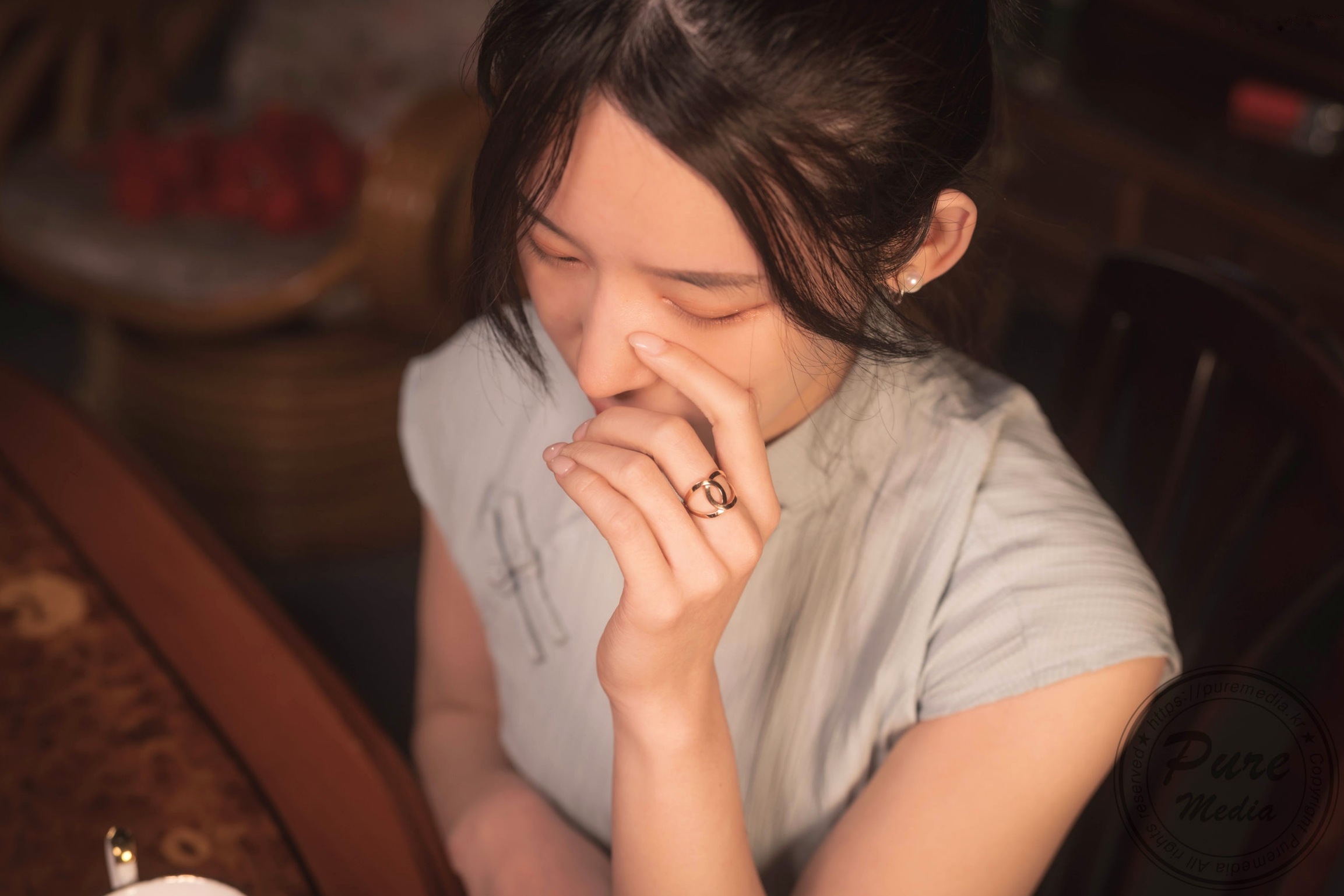 Gallery - 韩国美女Yeha-花样年华艺术写真-旗袍与红丝带的诱惑-Pure Media私房照-性感女神精品摄影韩国旗袍性感私房照女神 女神私房照_秀色女神 - image 41