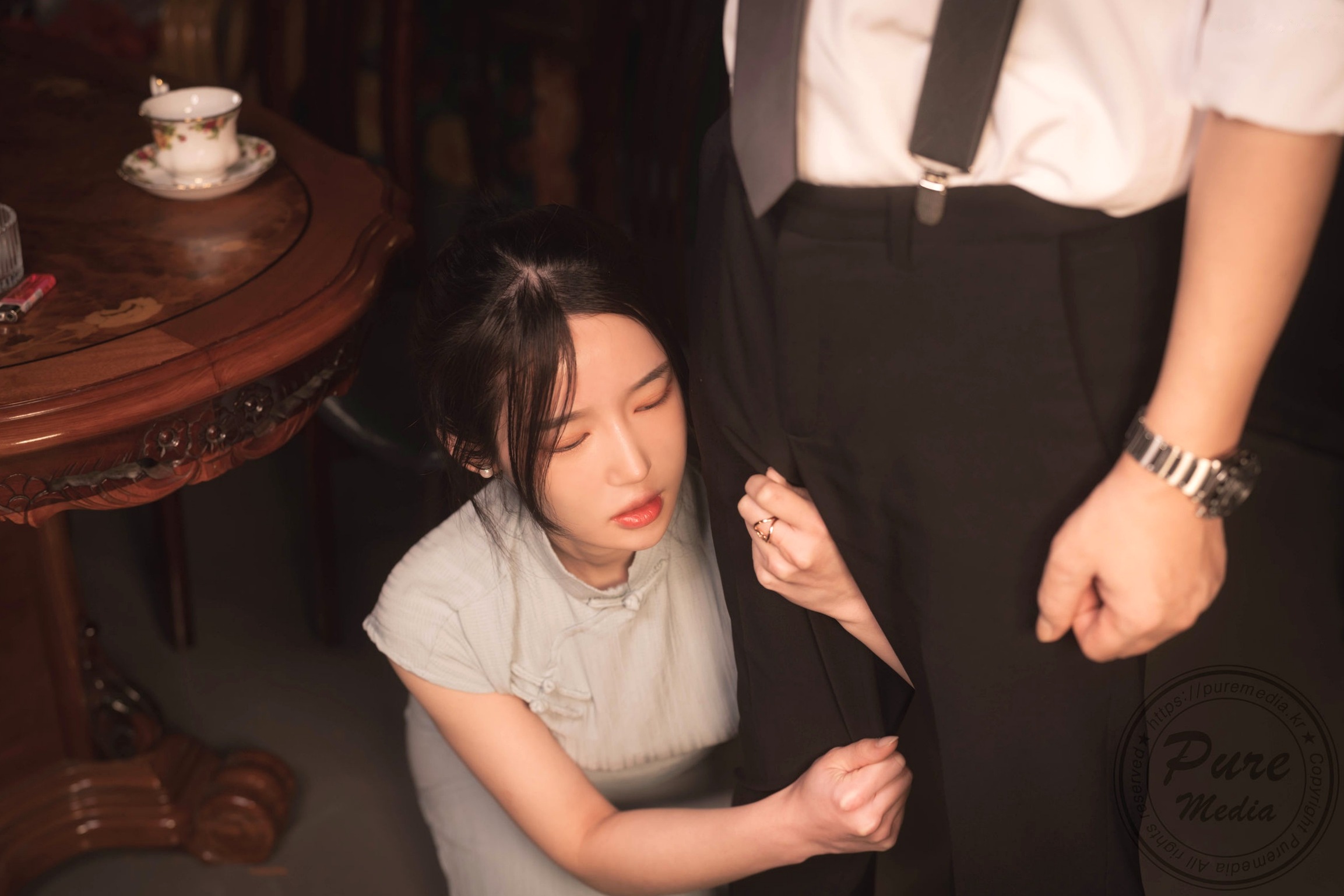 Gallery - 韩国美女Yeha-花样年华艺术写真-旗袍与红丝带的诱惑-Pure Media私房照-性感女神精品摄影韩国旗袍性感私房照女神 女神私房照_秀色女神 - image 43