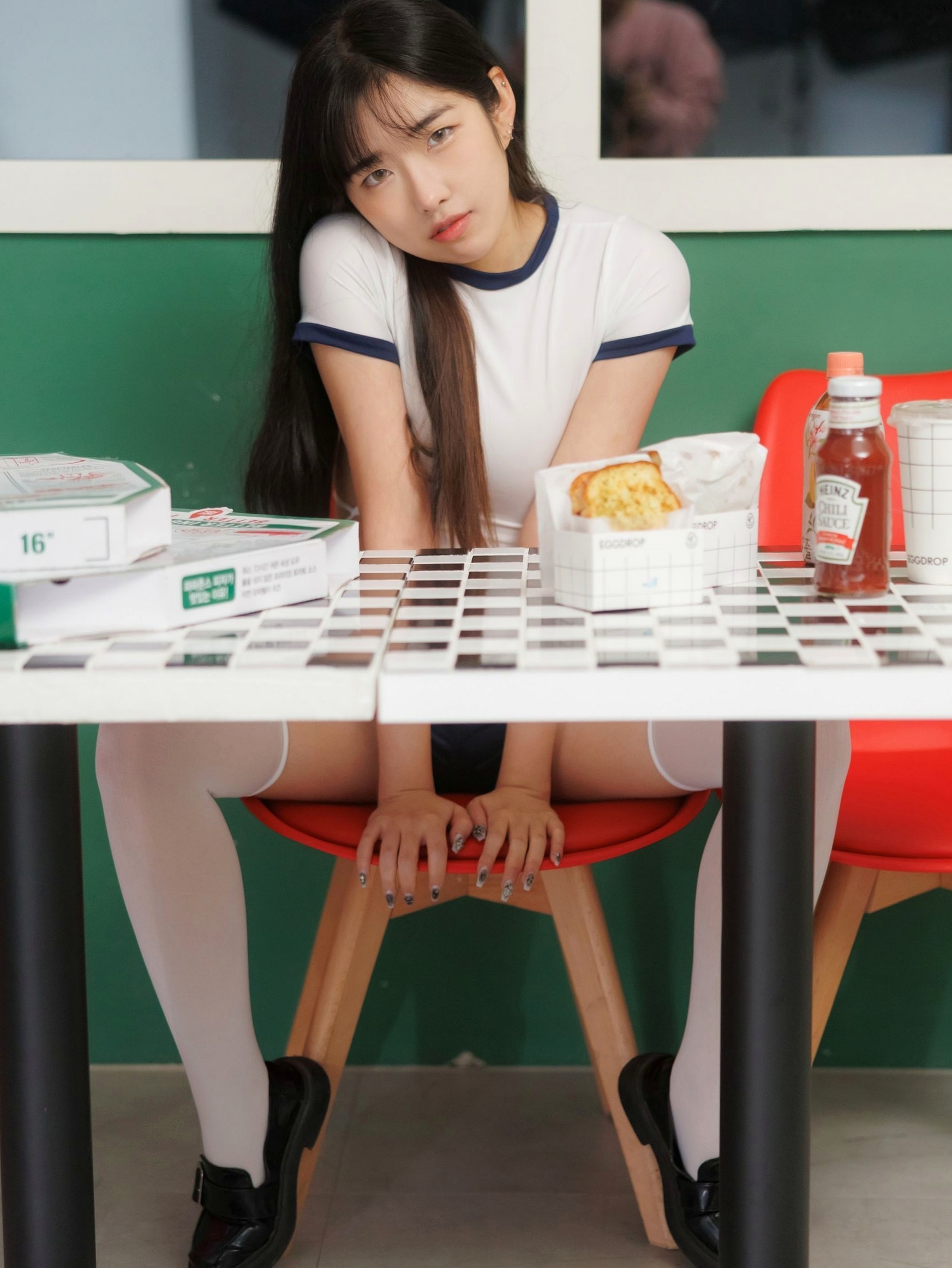 Gallery - 韩国美女SonSon-比萨店女孩角色扮演-私房写真-性感诱惑-Bimilstory-03韩国性感诱惑私房照角色扮演 女神私房照_秀色女神 - image 35