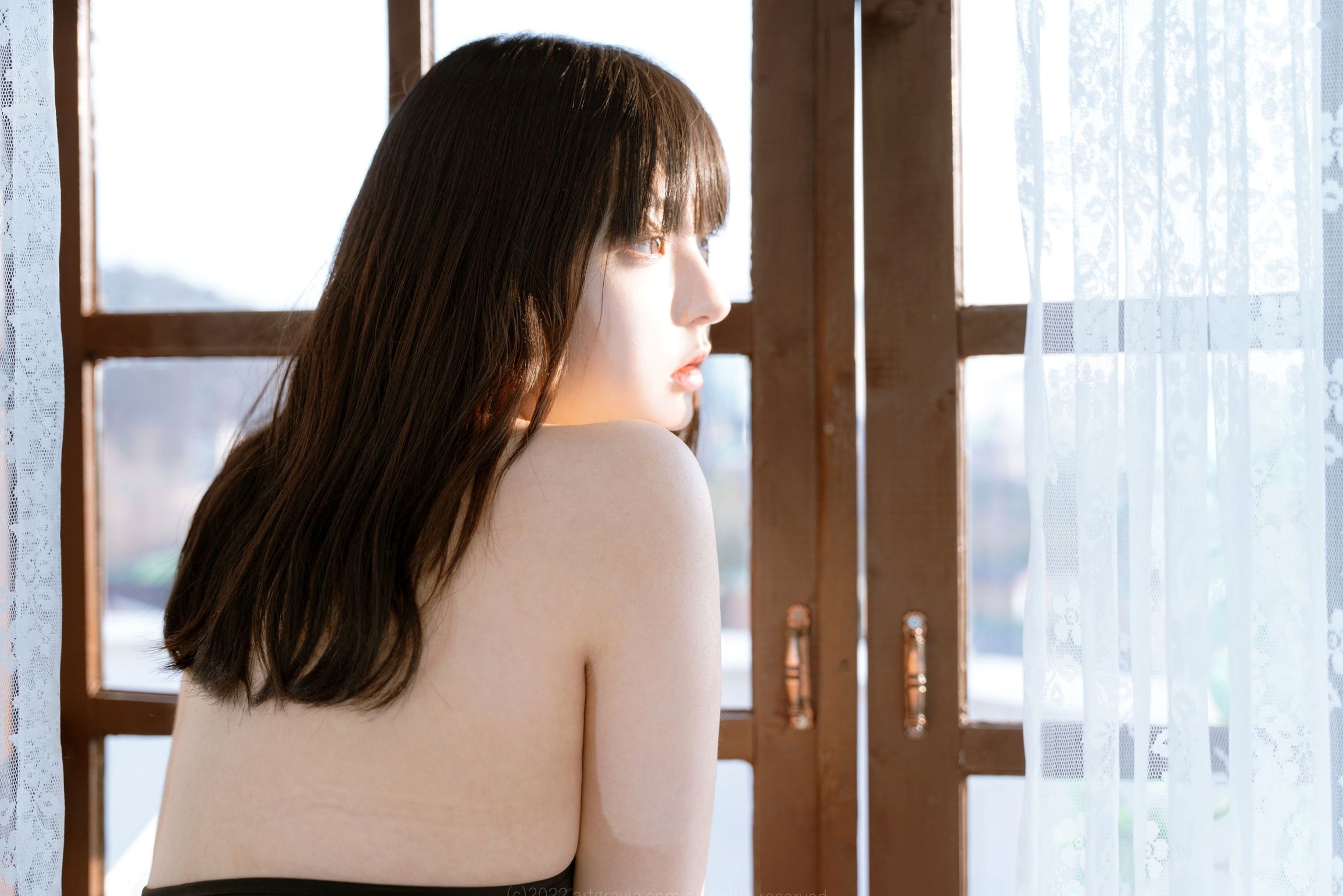 Gallery - 韩国美女-Hansom-黑色内衣白色内衣爆乳-ArtGravia-389 女神私房照_秀色女神 - image 26