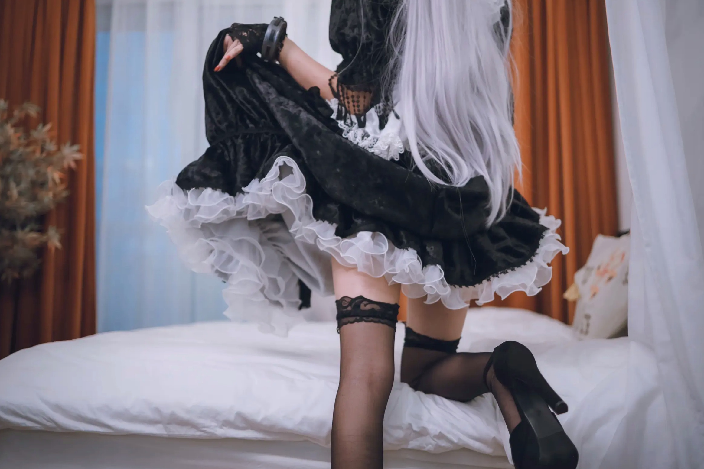 Gallery - 流年不停_w - 碧蓝航线 赫敏 COSPLAY 精致女仆装私房照 娇俏诱惑美图 [32P]角色扮演私房照诱惑性感女仆 女神私房照_秀色女神 - image 10