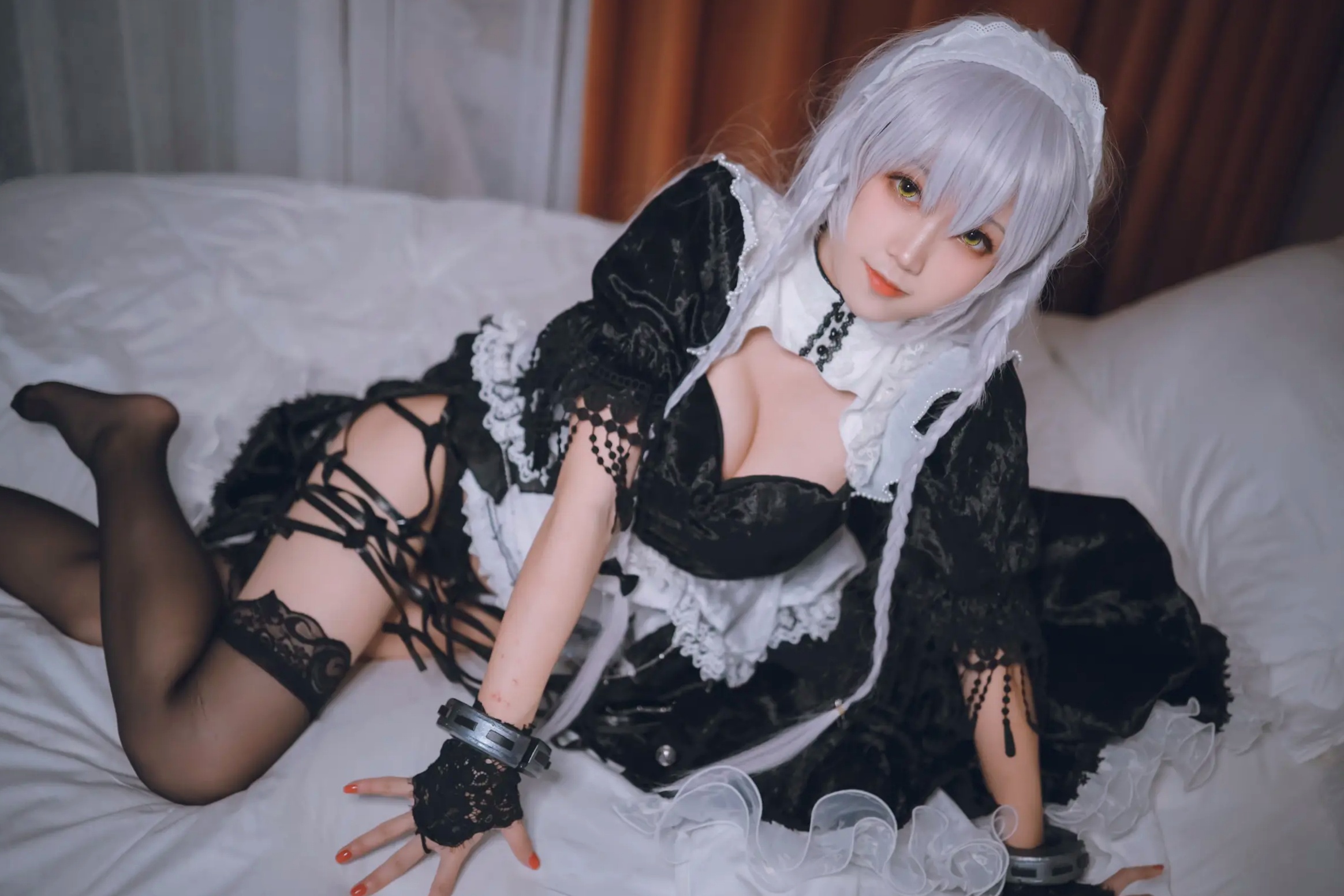 Gallery - 流年不停_w - 碧蓝航线 赫敏 COSPLAY 精致女仆装私房照 娇俏诱惑美图 [32P]角色扮演私房照诱惑性感女仆 女神私房照_秀色女神 - image 25