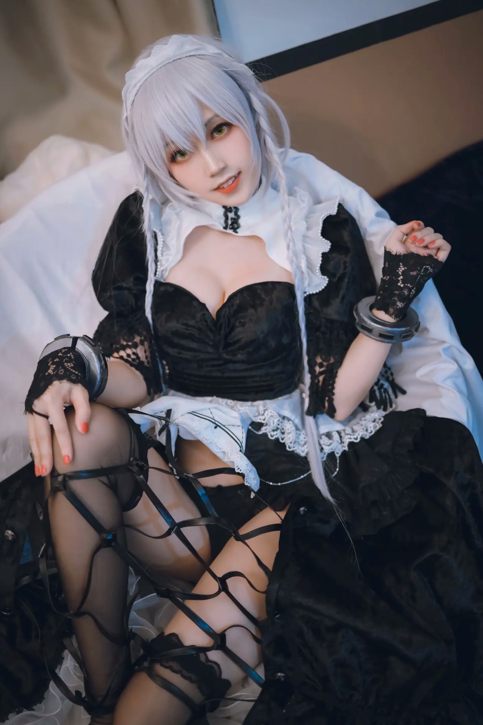 Gallery - 流年不停_w - 碧蓝航线 赫敏 COSPLAY 精致女仆装私房照 娇俏诱惑美图 [32P]角色扮演私房照诱惑性感女仆 女神私房照_秀色女神 - image 26