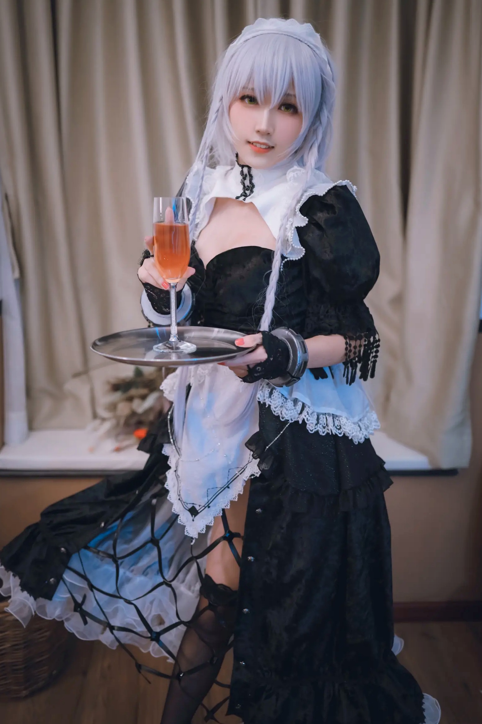 Gallery - 流年不停_w - 碧蓝航线 赫敏 COSPLAY 精致女仆装私房照 娇俏诱惑美图 [32P]角色扮演私房照诱惑性感女仆 女神私房照_秀色女神 - image 30